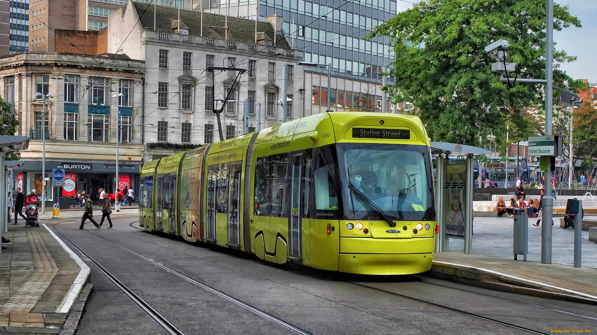 техника, трамваи, трамвай, рельсы, город