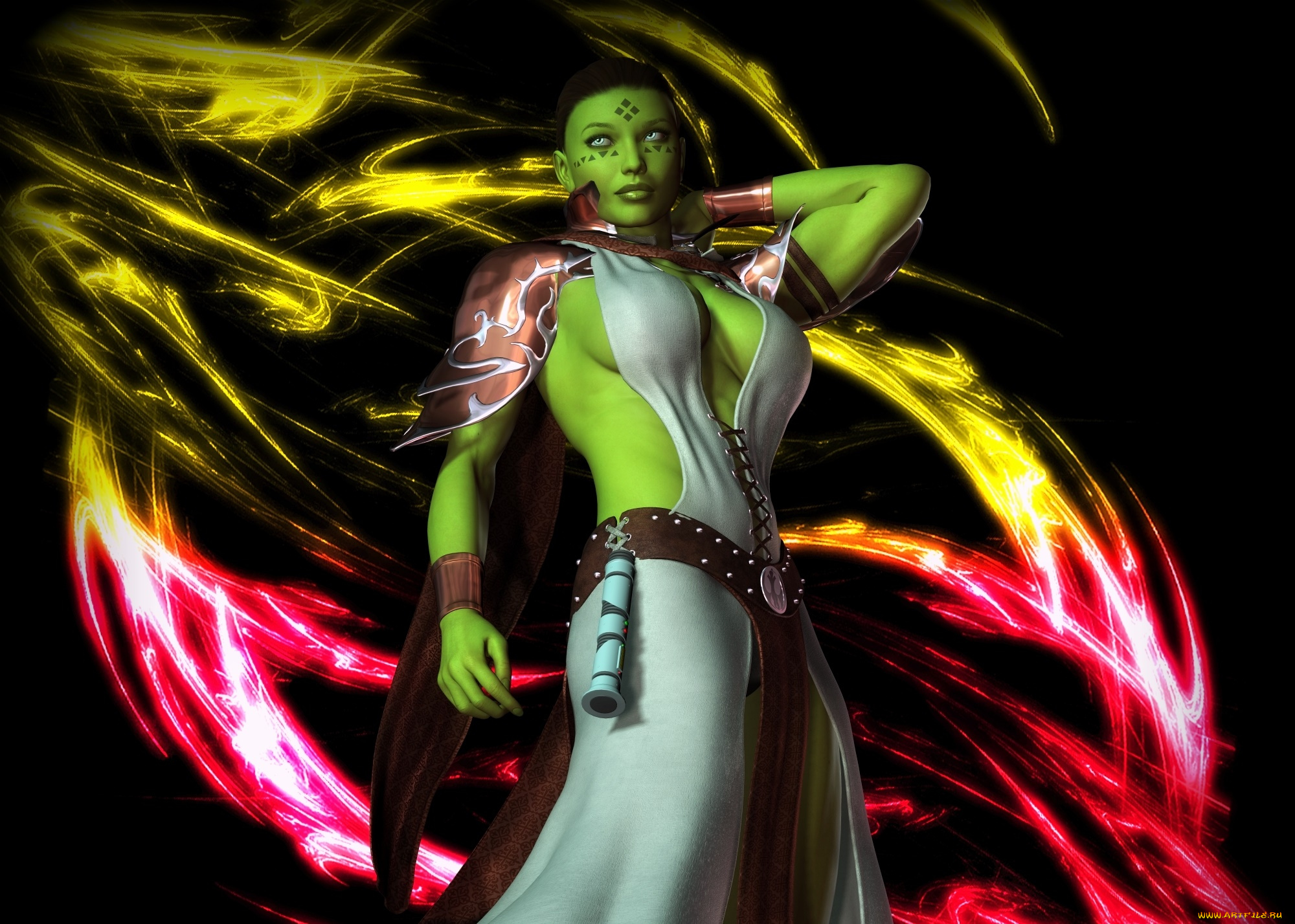 3д, графика, существа, , creatures, взгляд, халк, фон