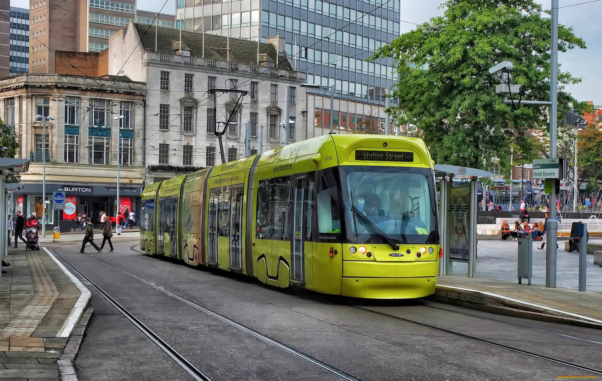 техника, трамваи, трамвай, рельсы, город