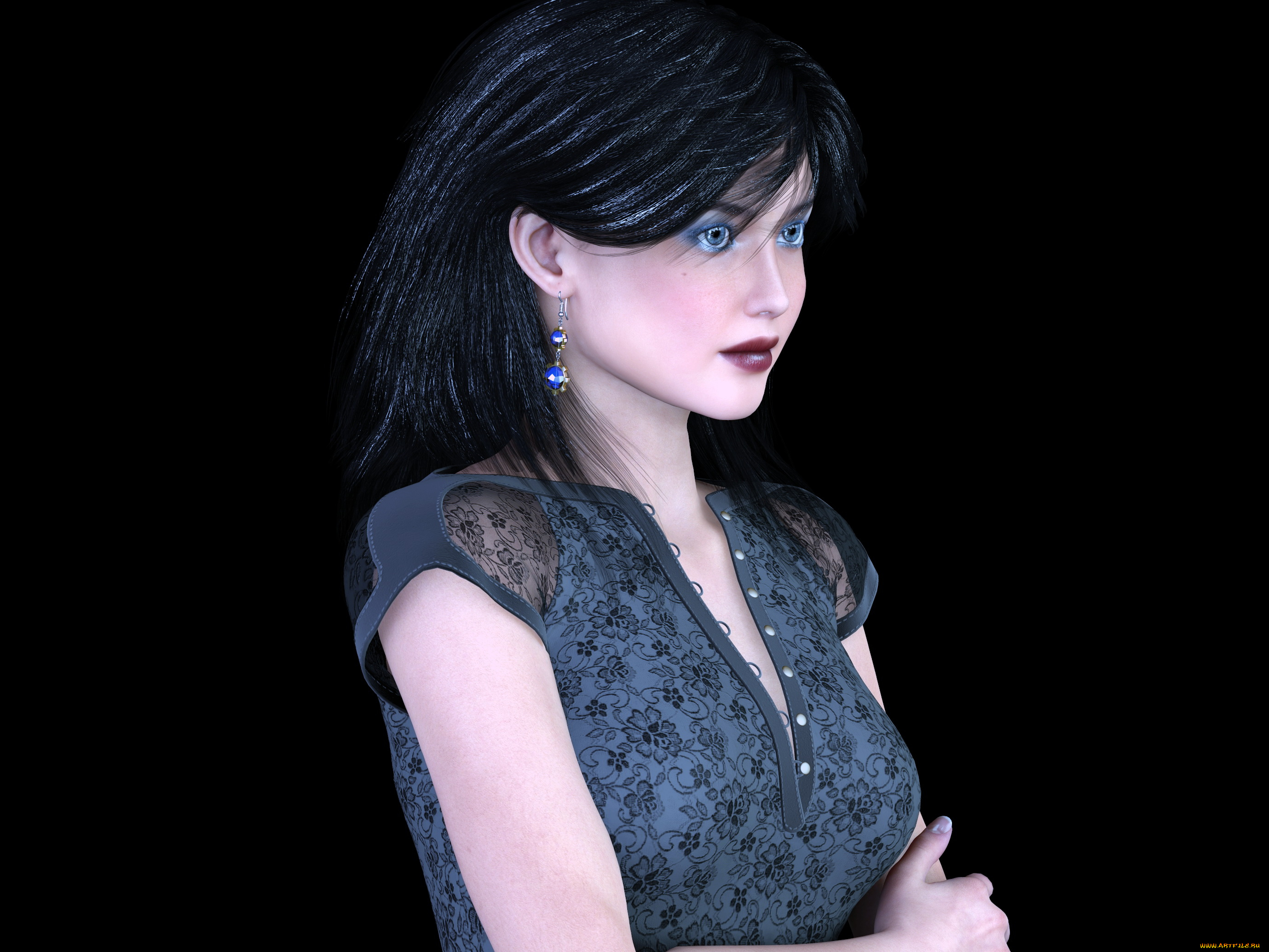 3д, графика, люди, , people, фон, взгляд, девушка