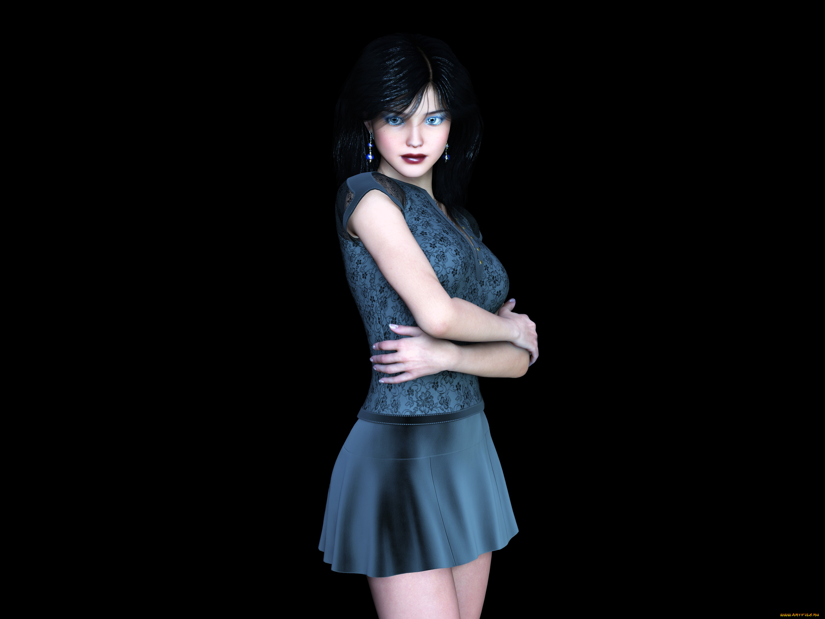 3д, графика, люди, , people, фон, взгляд, девушка