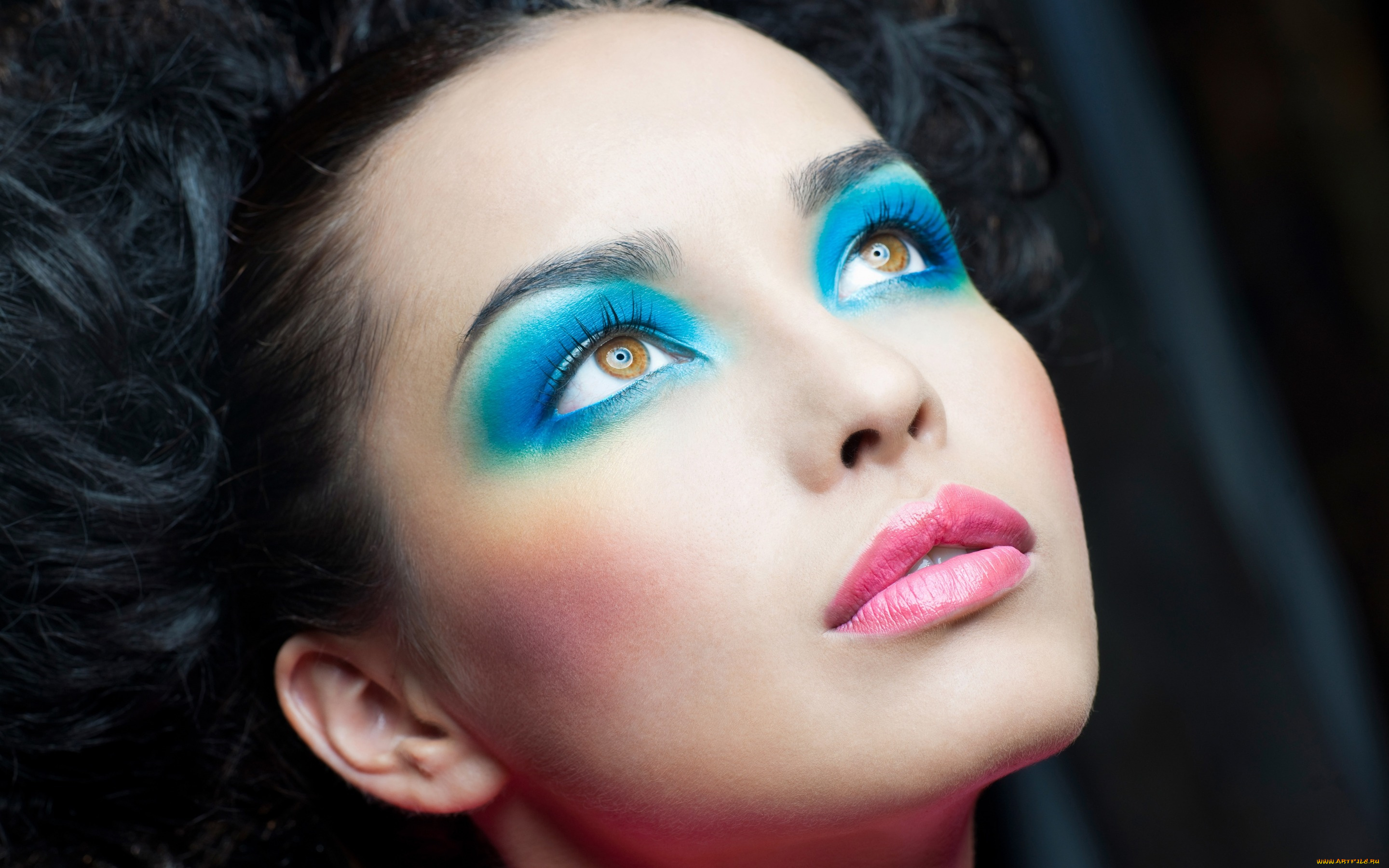 девушки, -unsort, , лица, , портреты, модель, девушка, взгляд, тени, ресницы, волосы