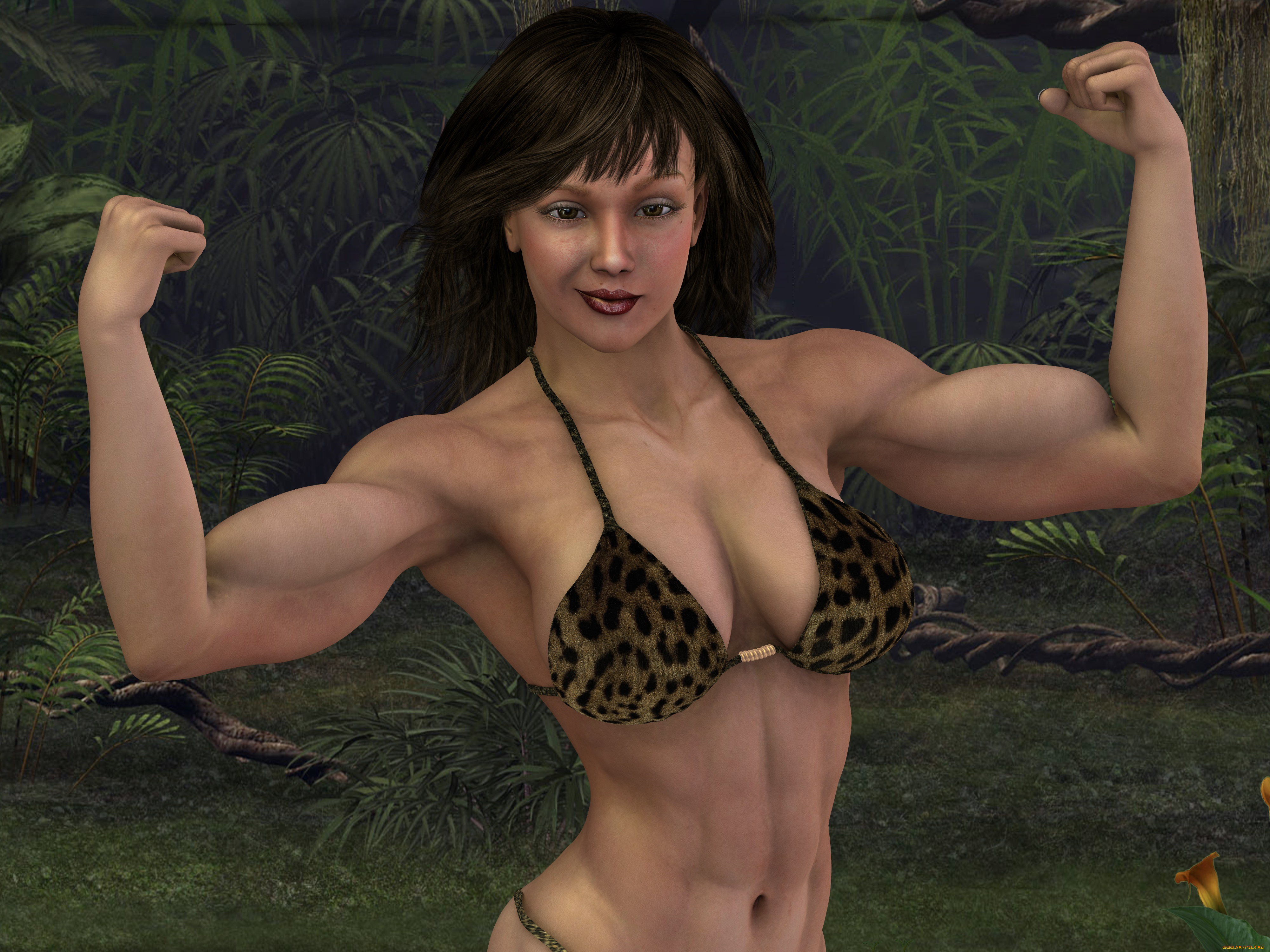 3д, графика, люди, , people, фон, жест, взгляд, девушка