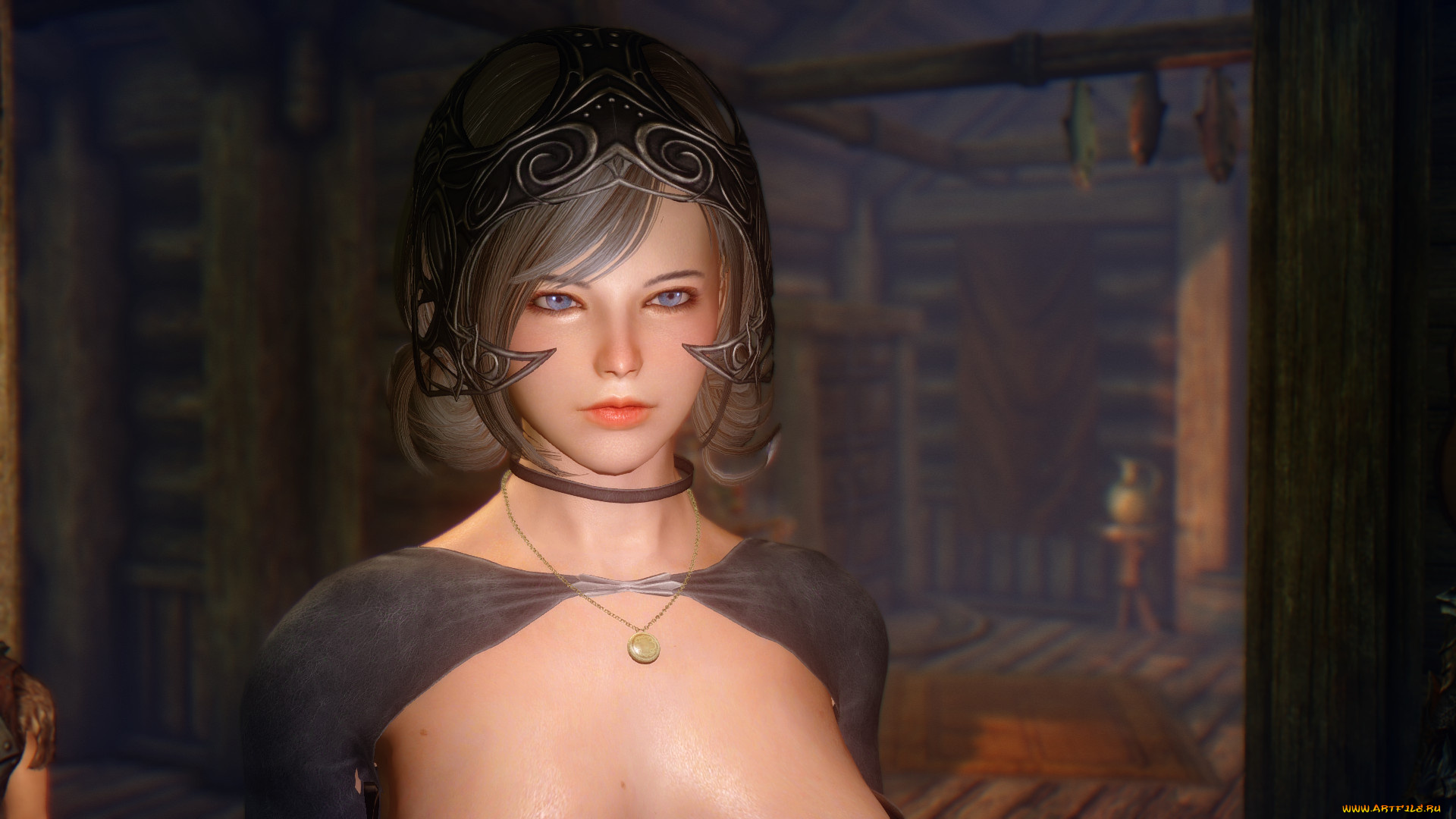 3д, графика, фантазия, , fantasy, фон, взгляд, девушка