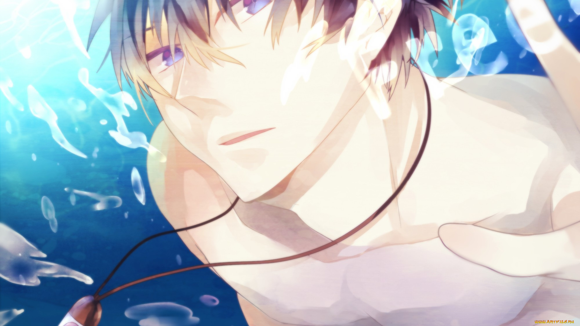 аниме, free, парень