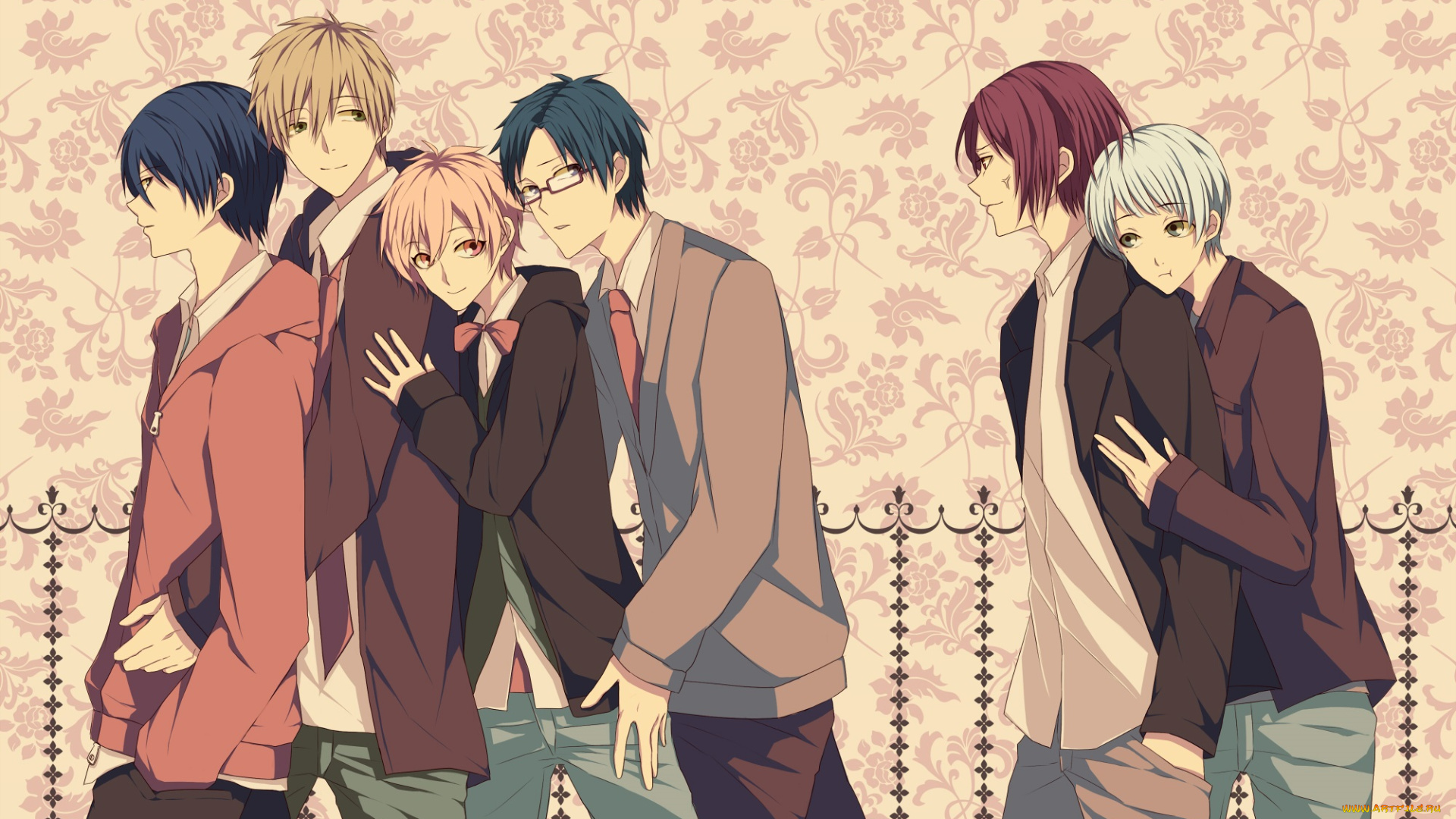 аниме, free, парни