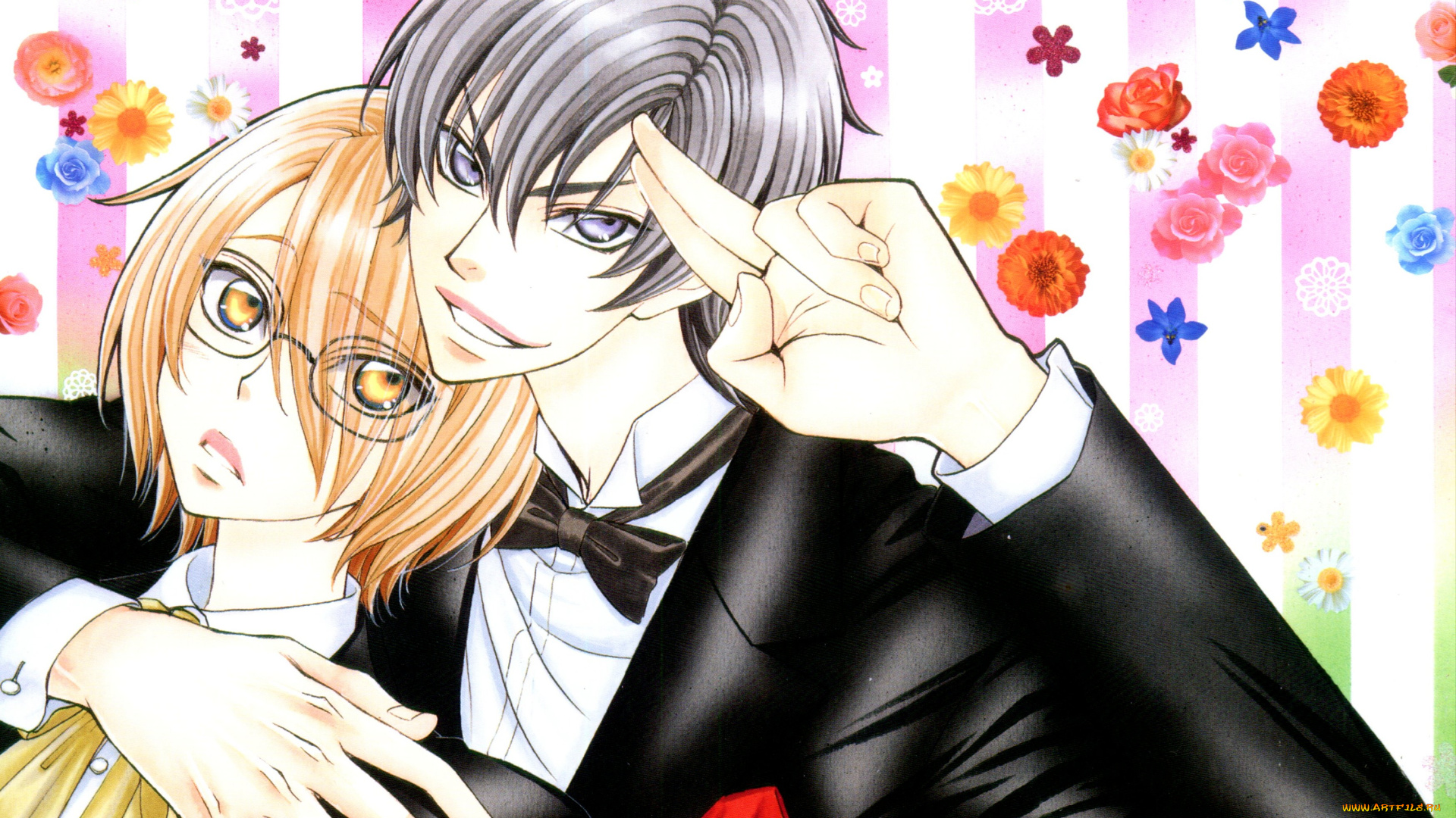 аниме, love, stage, love, stage, любовная, сцена, парни