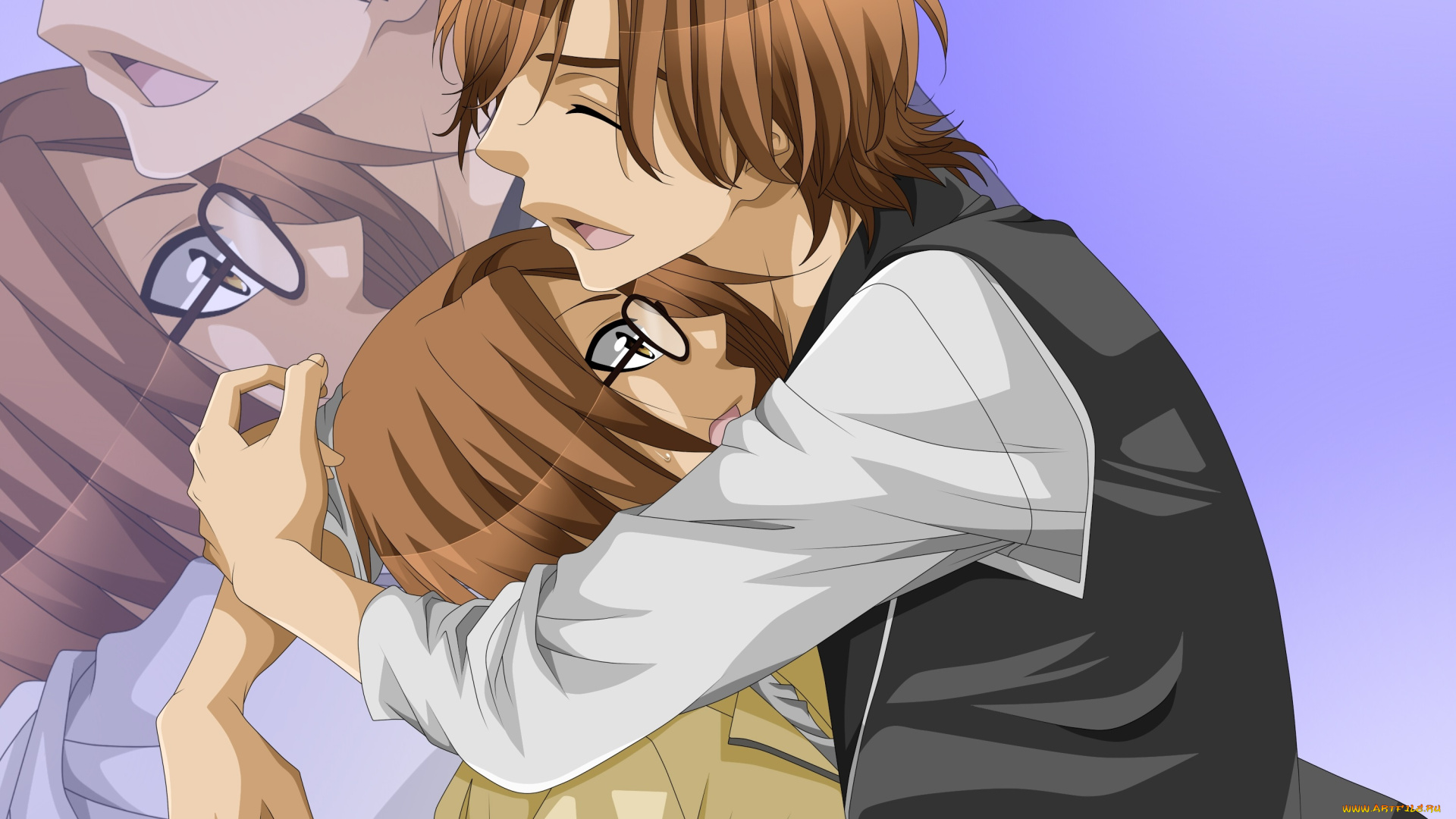 аниме, love, stage, любовная, сцена, парни, романтика, братья