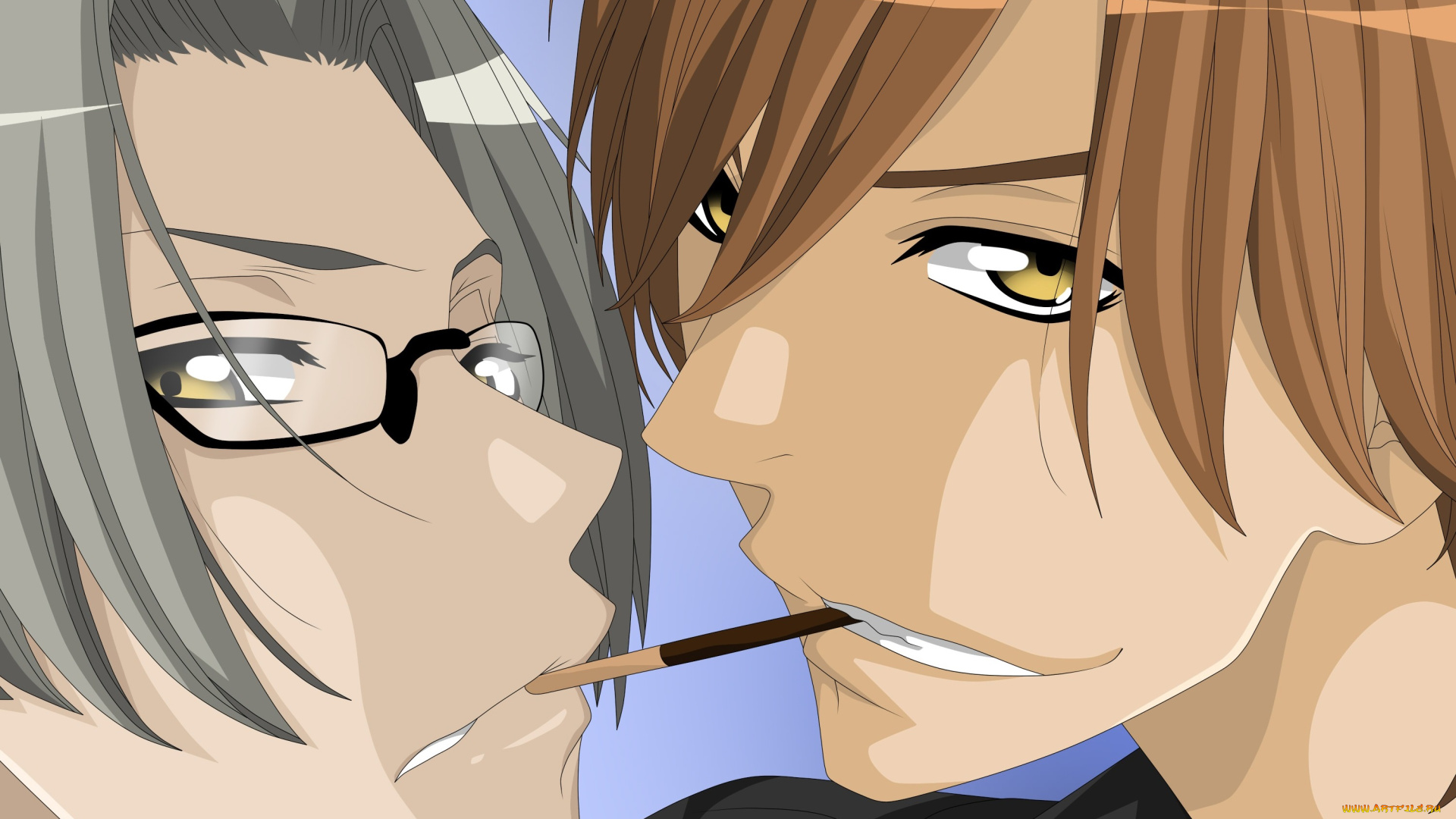 аниме, love, stage, любовная, сцена, парни, романтика