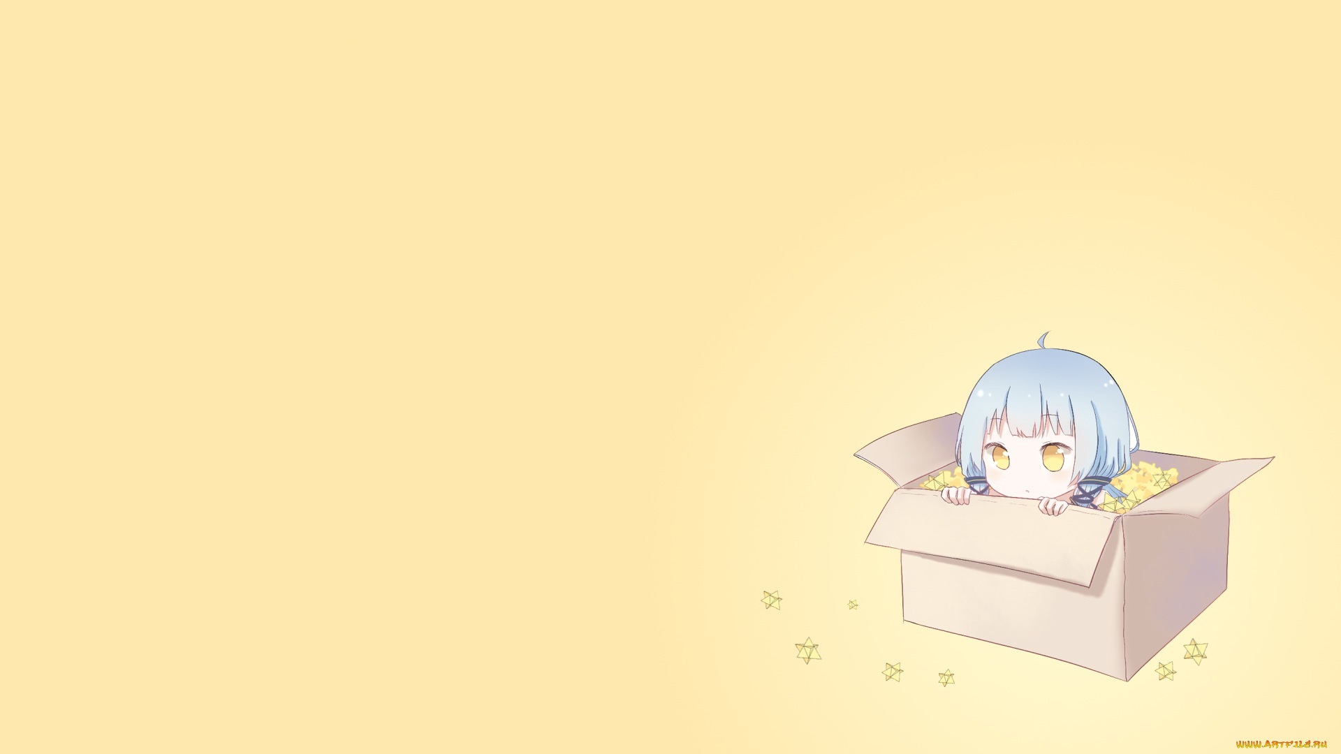 аниме, vocaloid, минимализм, коробка, xingchen