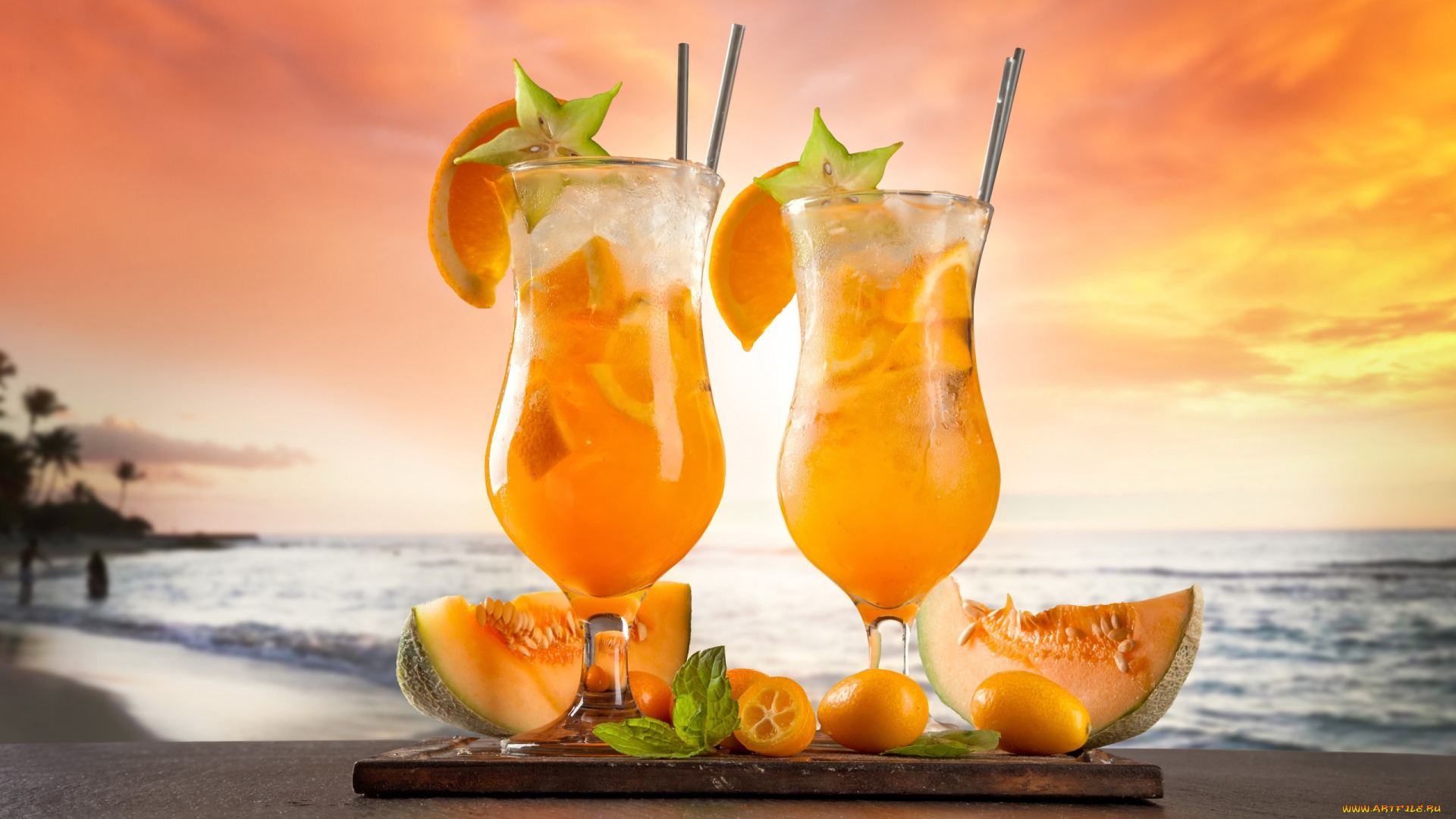 еда, напитки, , коктейль, карамбола, папайя