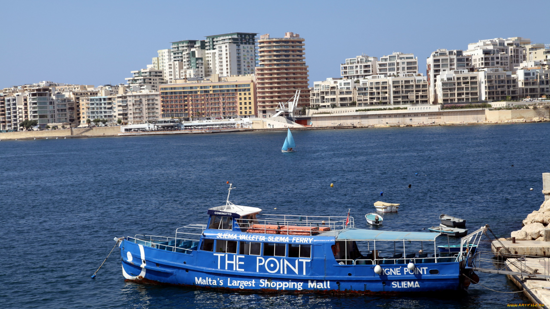 корабли, теплоходы, залив, причал