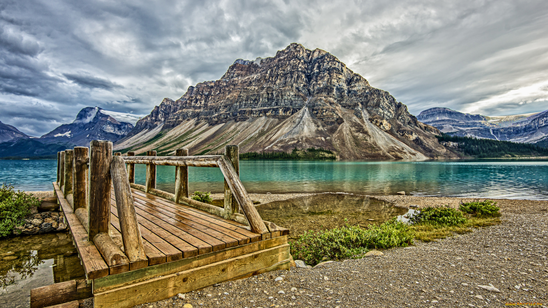 природа, реки, озера, горы, река, лес