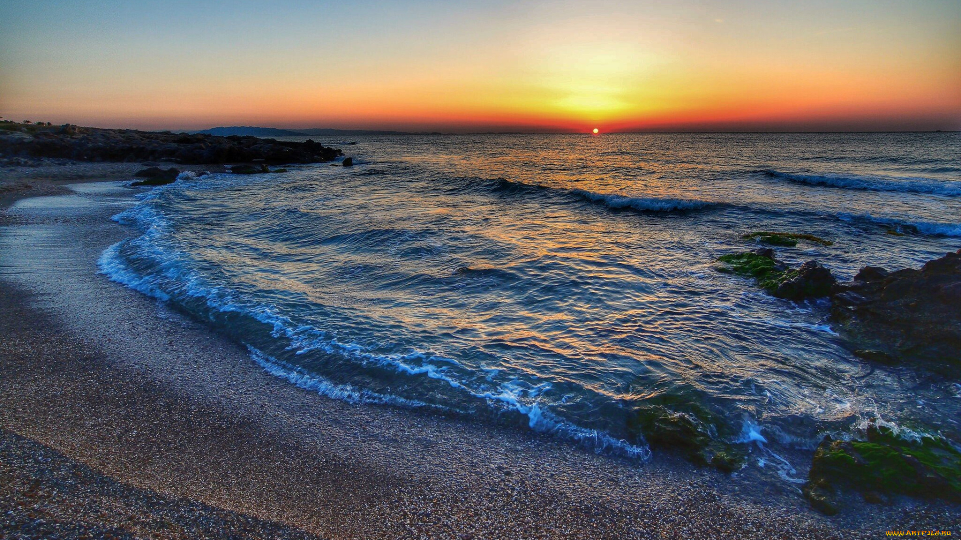 природа, восходы, закаты, вечер