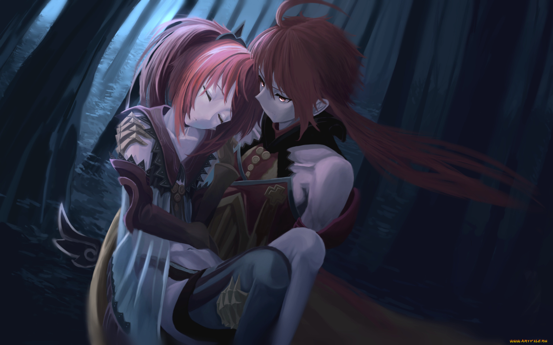 аниме, fate, stay, night, stay, night, арт, пара