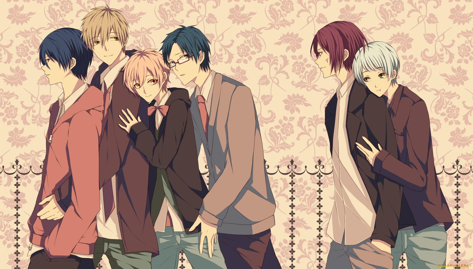 аниме, free, парни