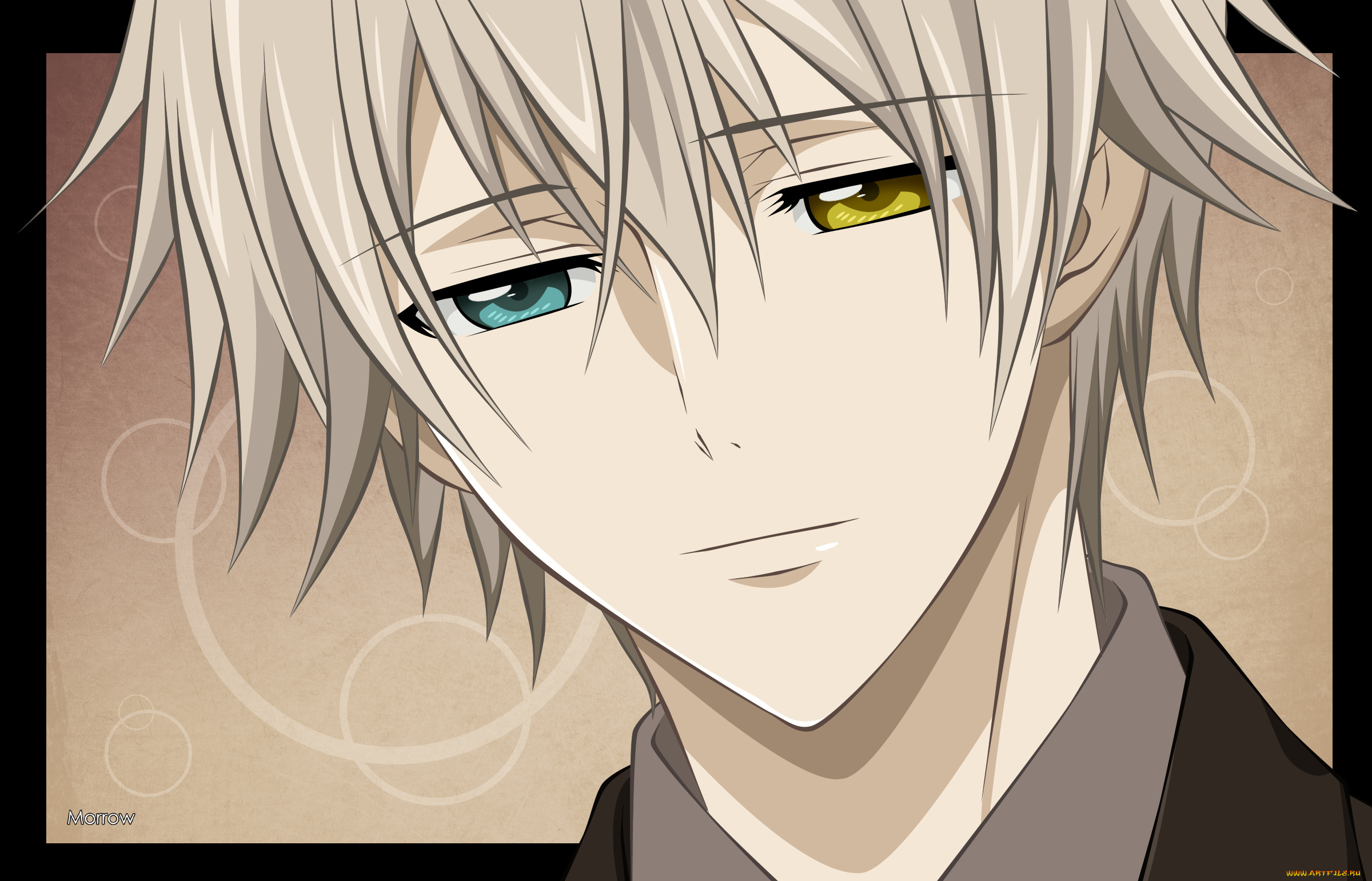 аниме, inu, x, boku, ss, лис, парень, взгляд