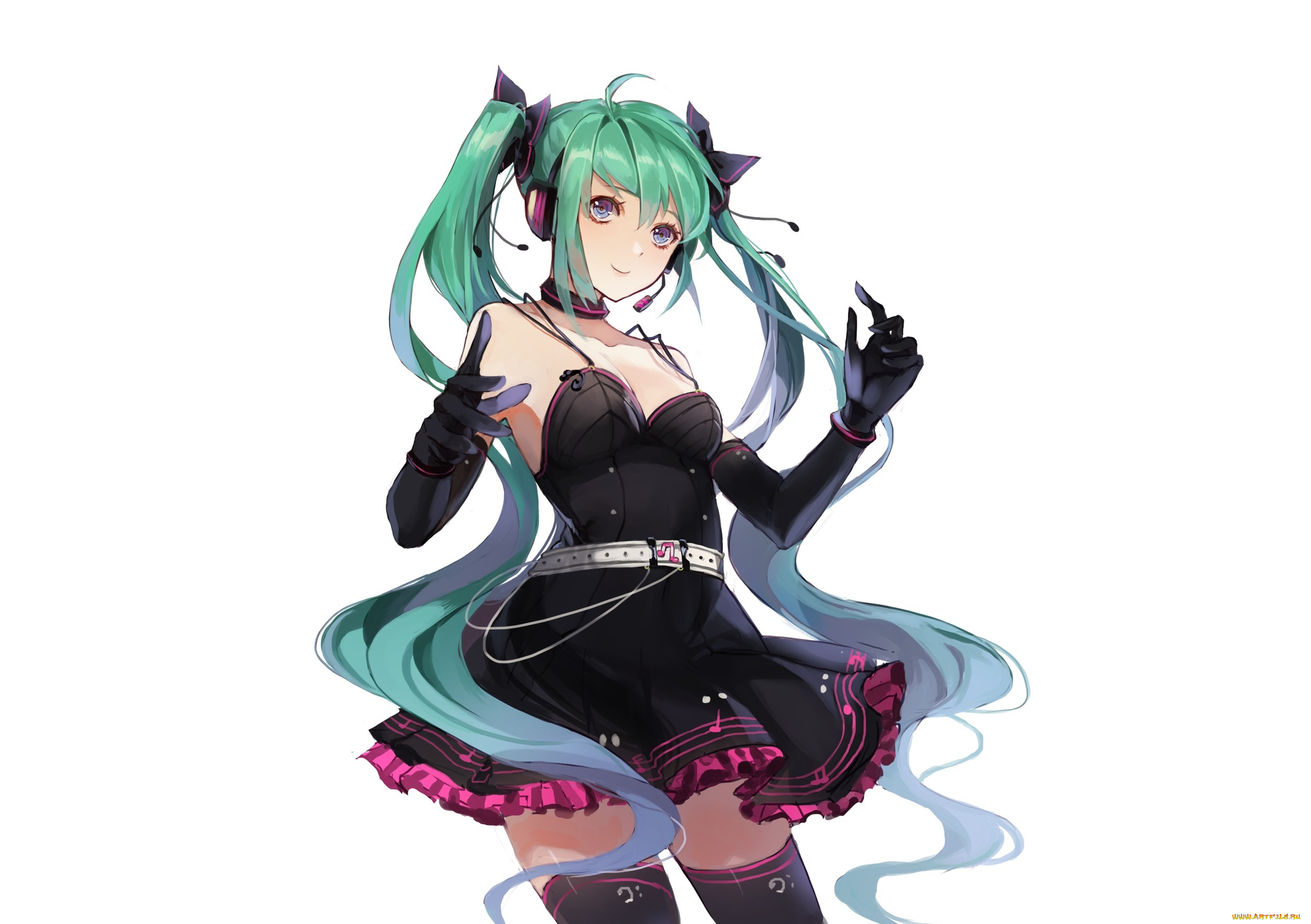 аниме, vocaloid, hatsune, miku