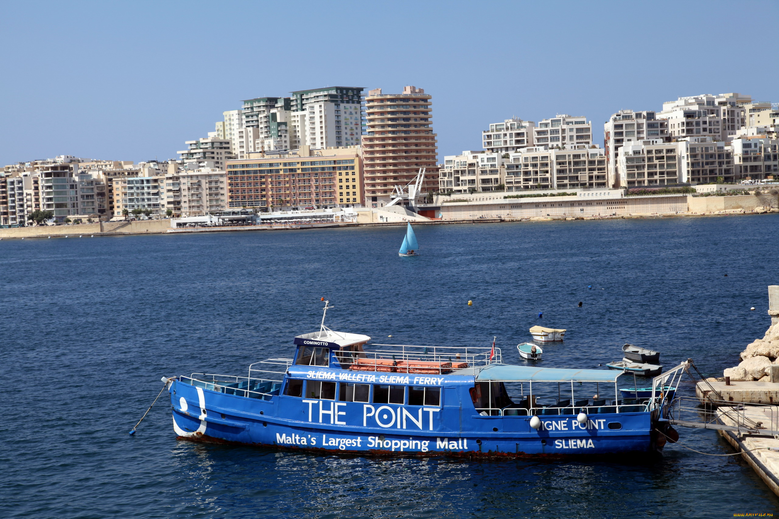 корабли, теплоходы, залив, причал