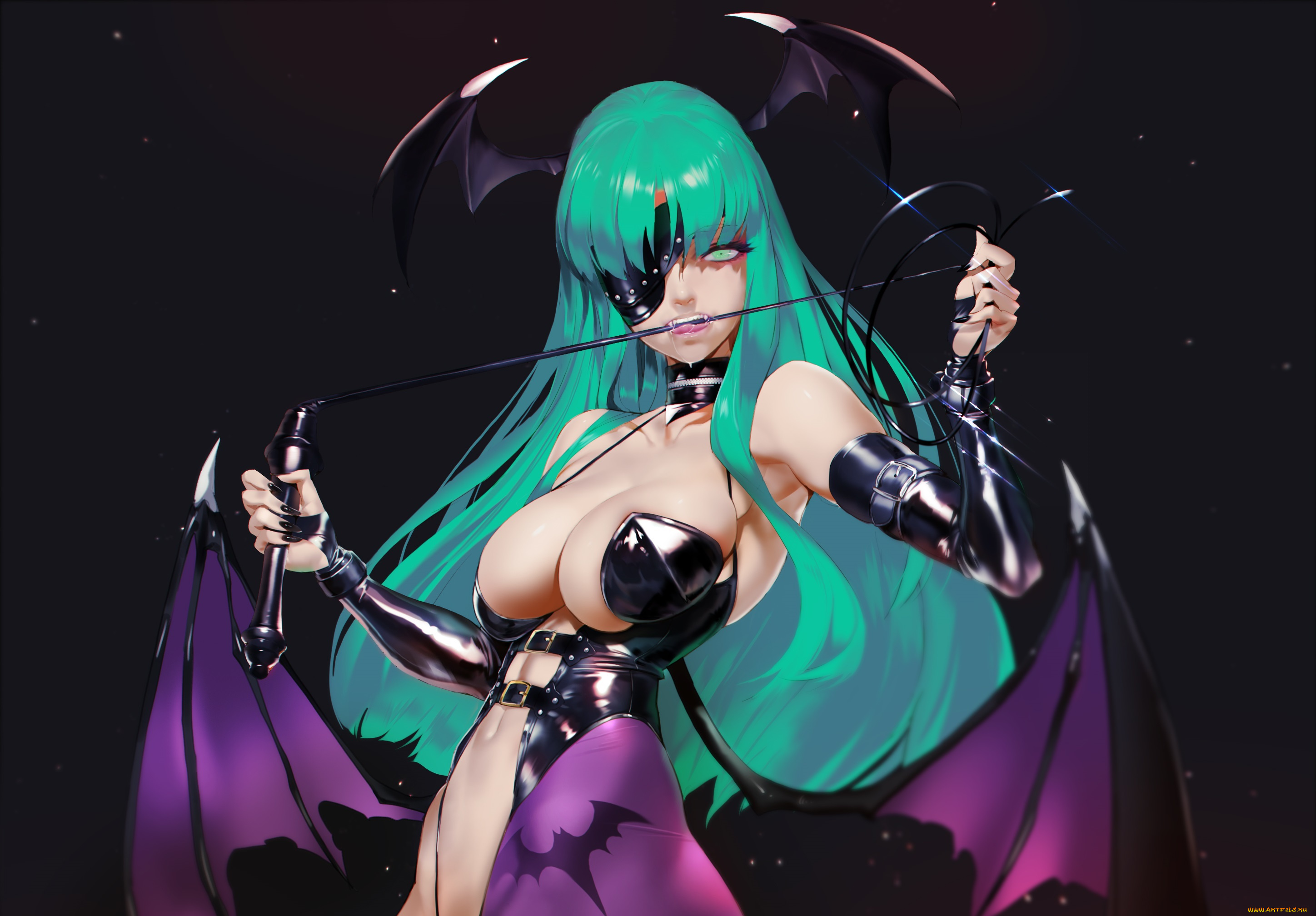 аниме, night, warriors, , darkstalkers, morrigan, aensland, демон, dark, stalkers, yang-do