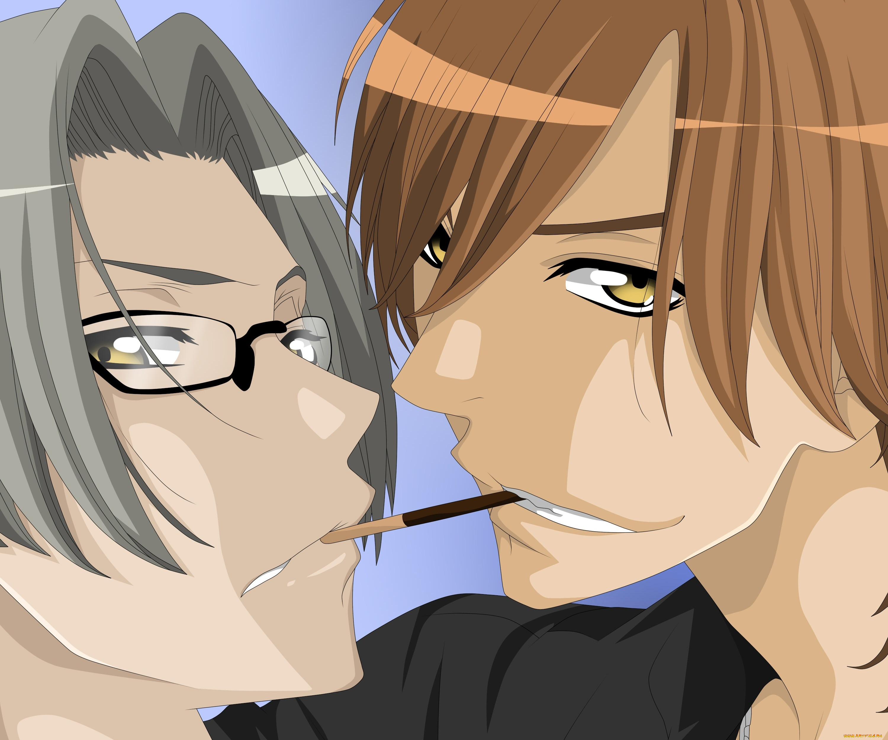 аниме, love, stage, любовная, сцена, парни, романтика