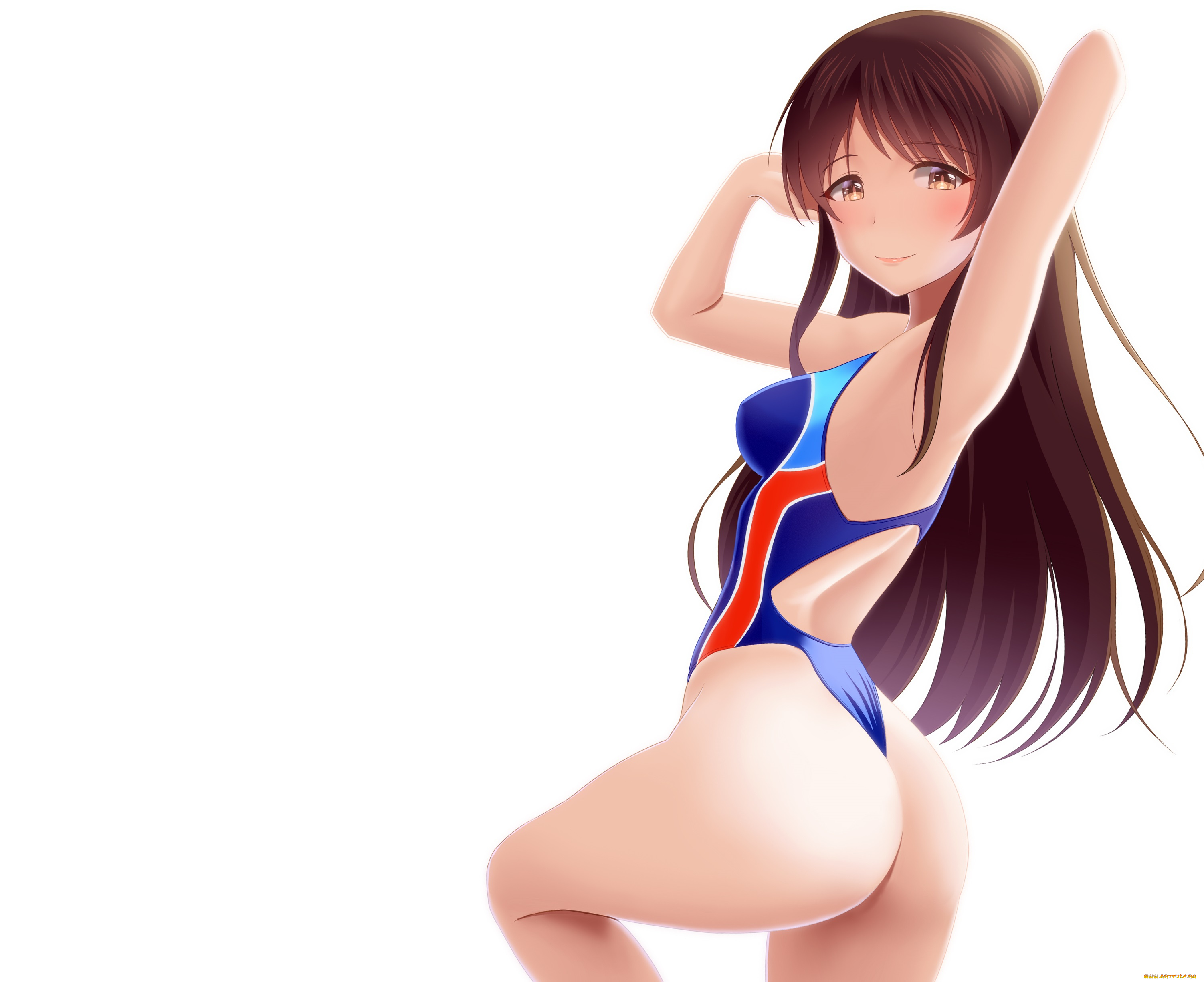 аниме, idolm@ster, попа, девушка