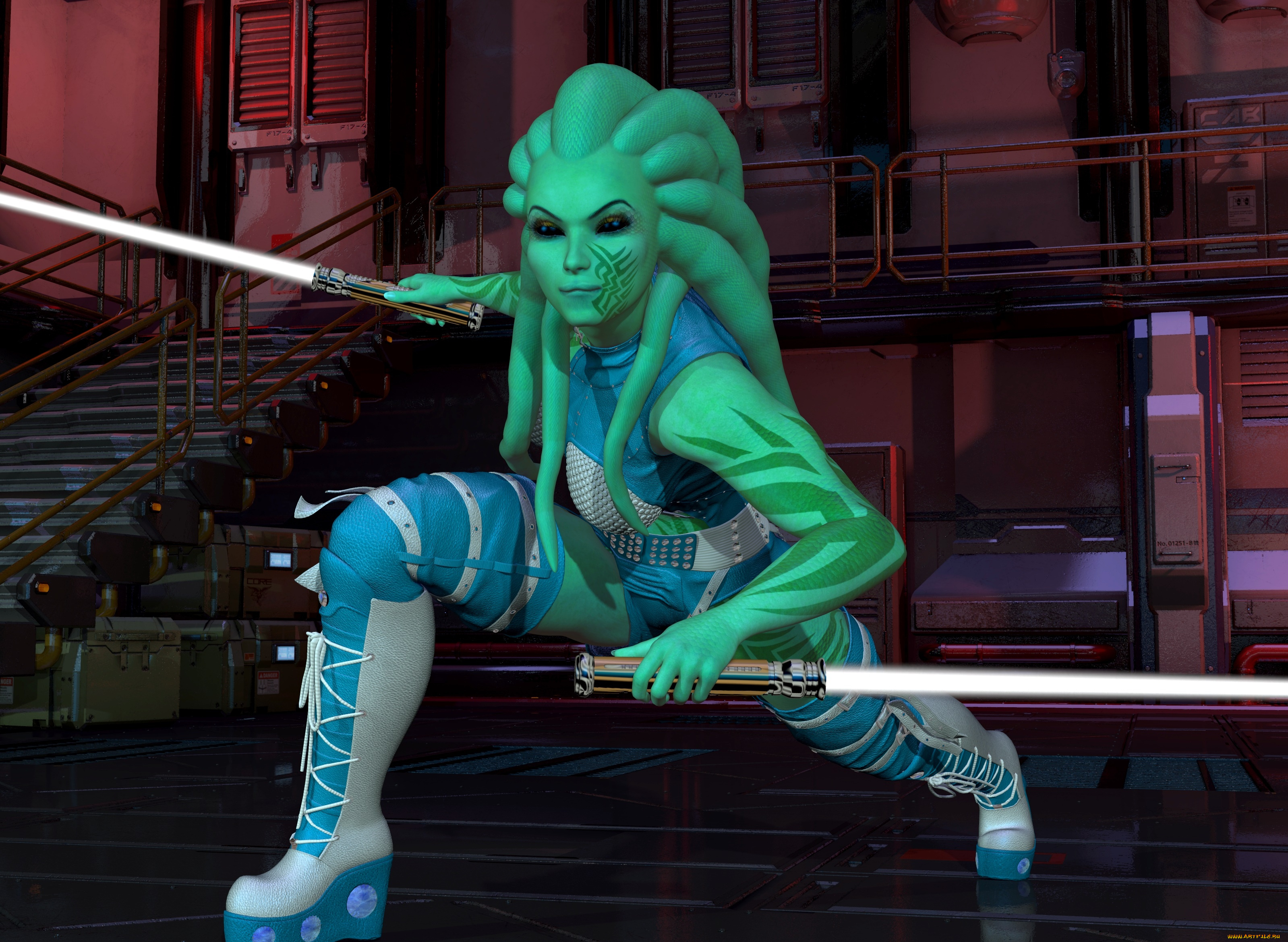 3д, графика, существа, , creatures, оружие, взгляд, халк, фон