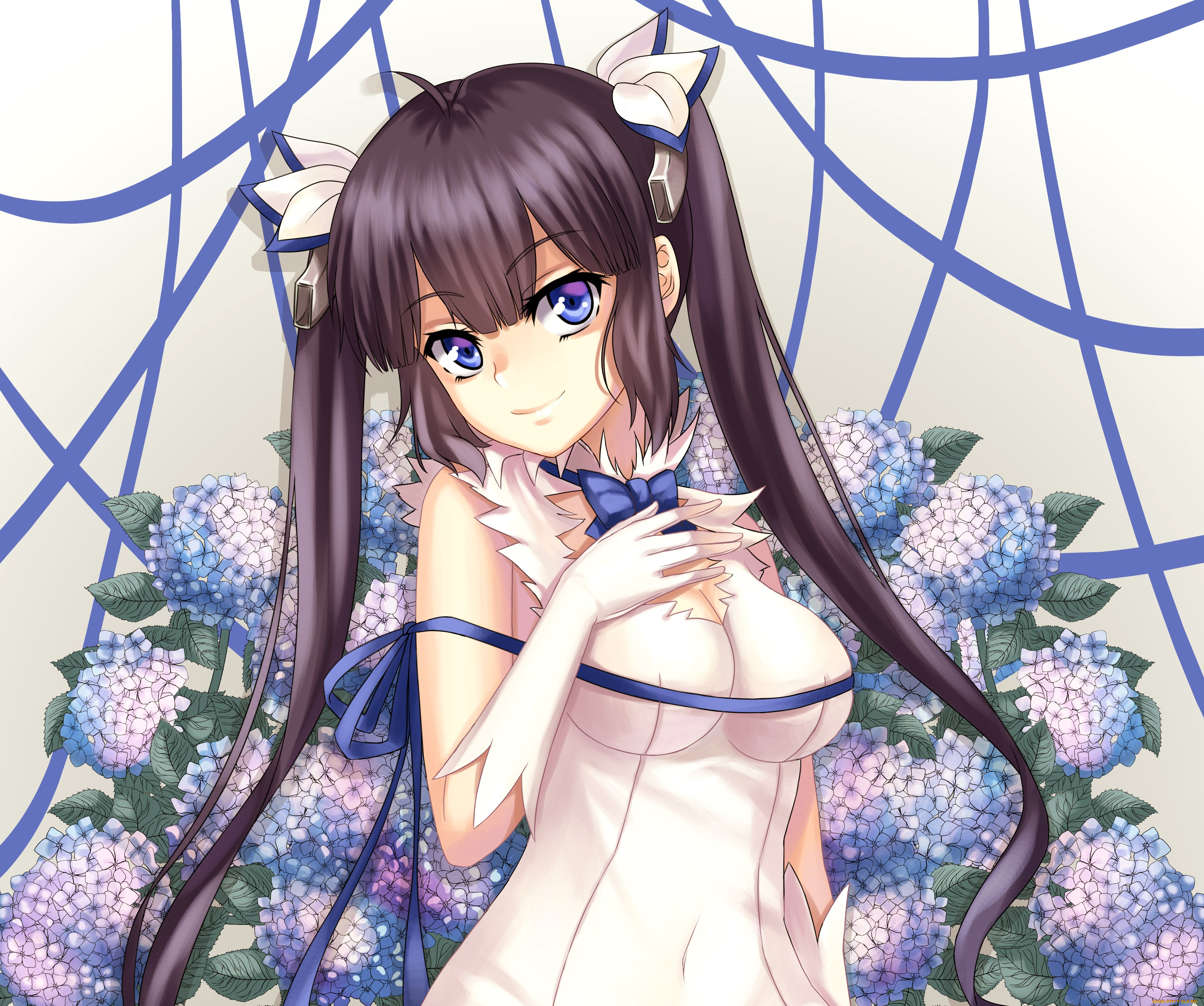 аниме, danmachi, hestia