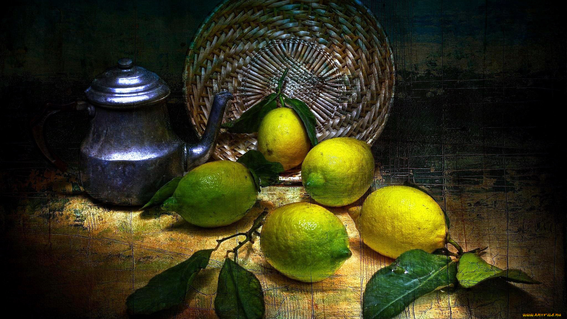 еда, цитрусы, лимоны