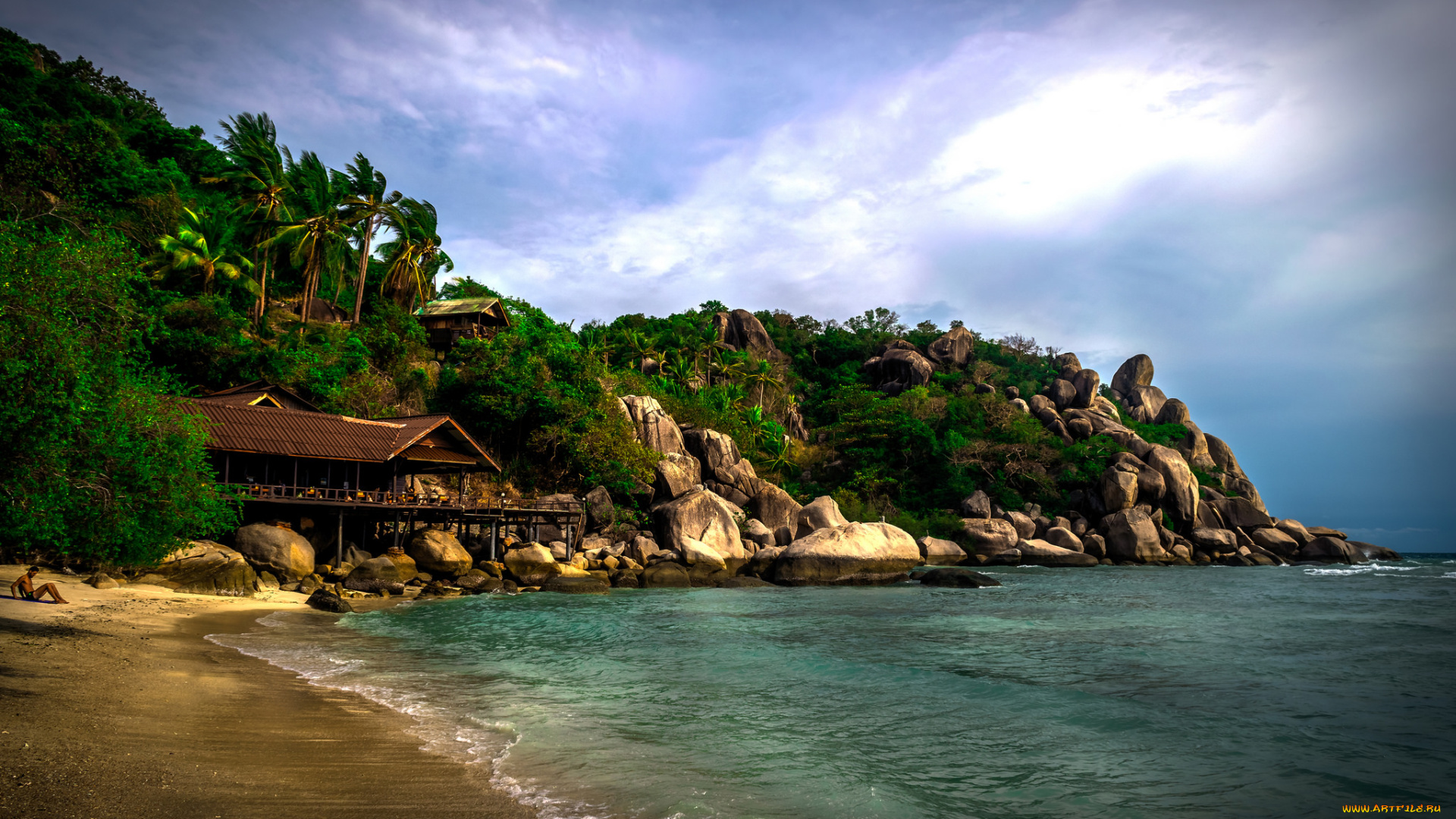 города, -, пейзажи, побережье