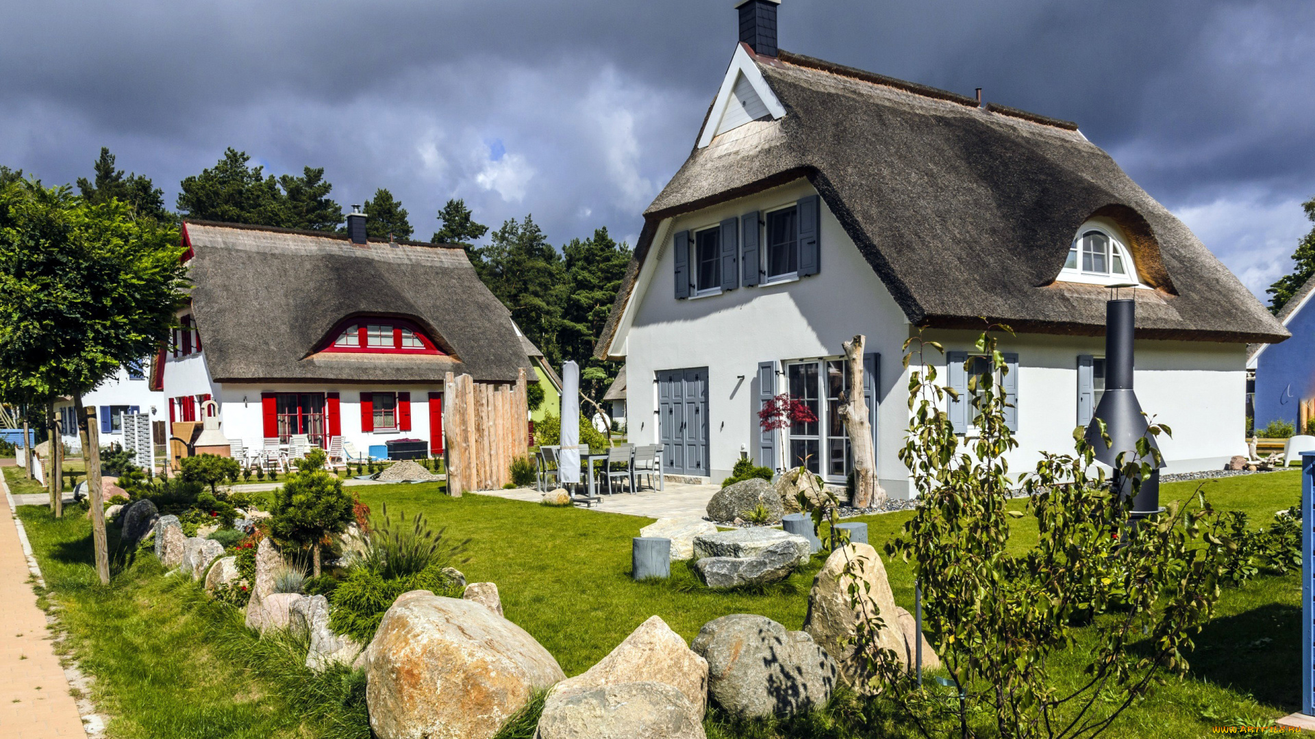 города, -, здания, , дома, коттеджи