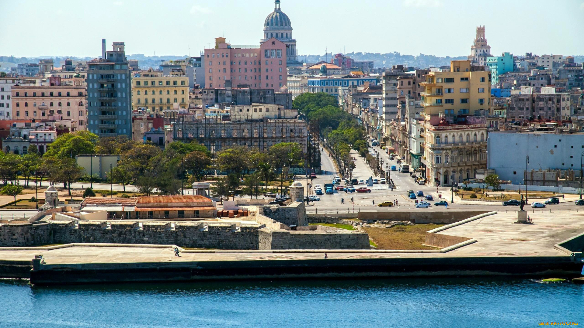 города, гавана, , куба, набережная