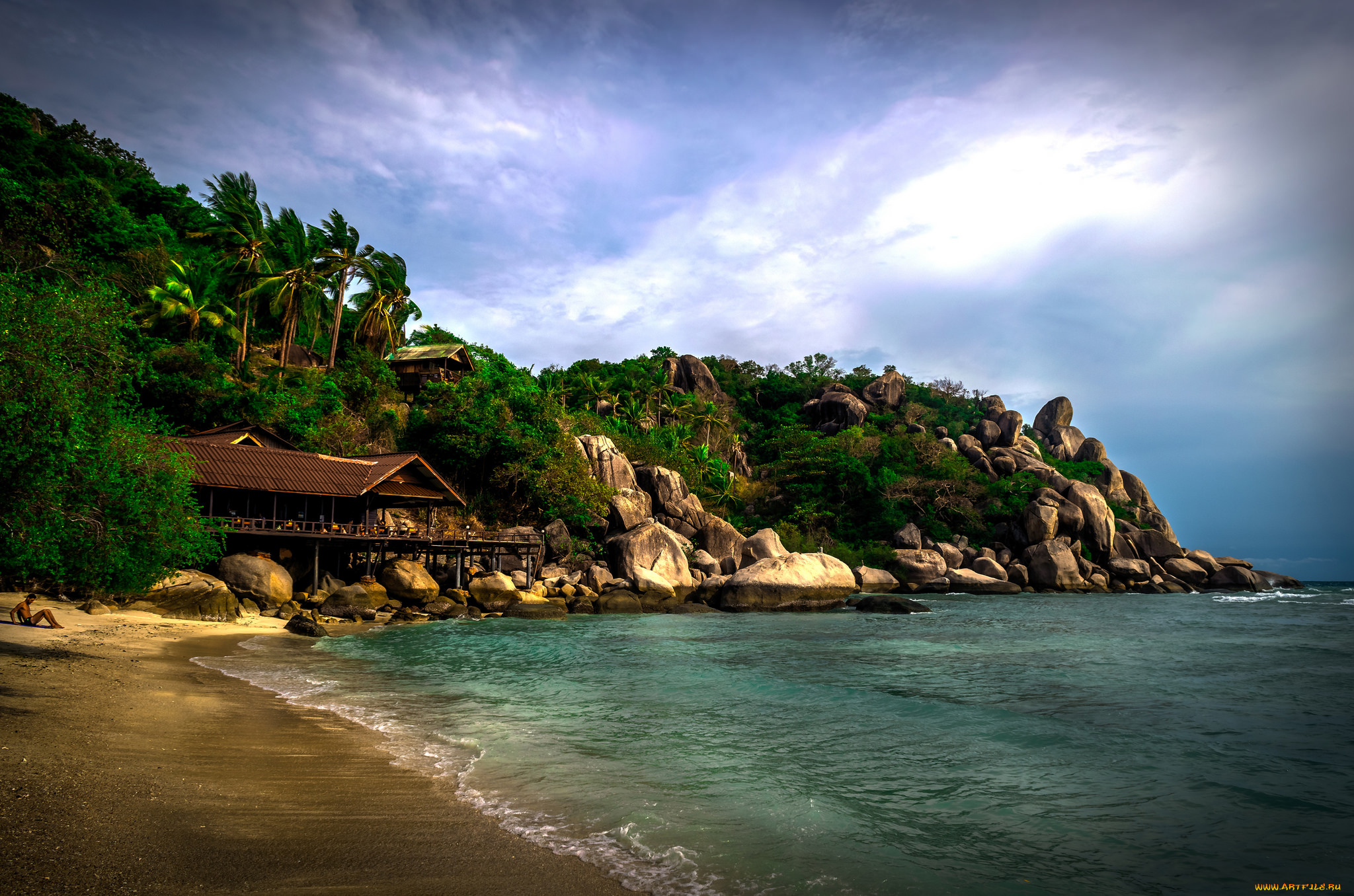 города, -, пейзажи, побережье