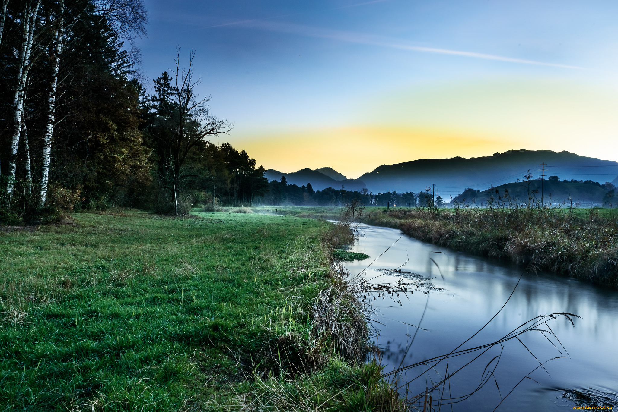 природа, реки, озера, лес, река