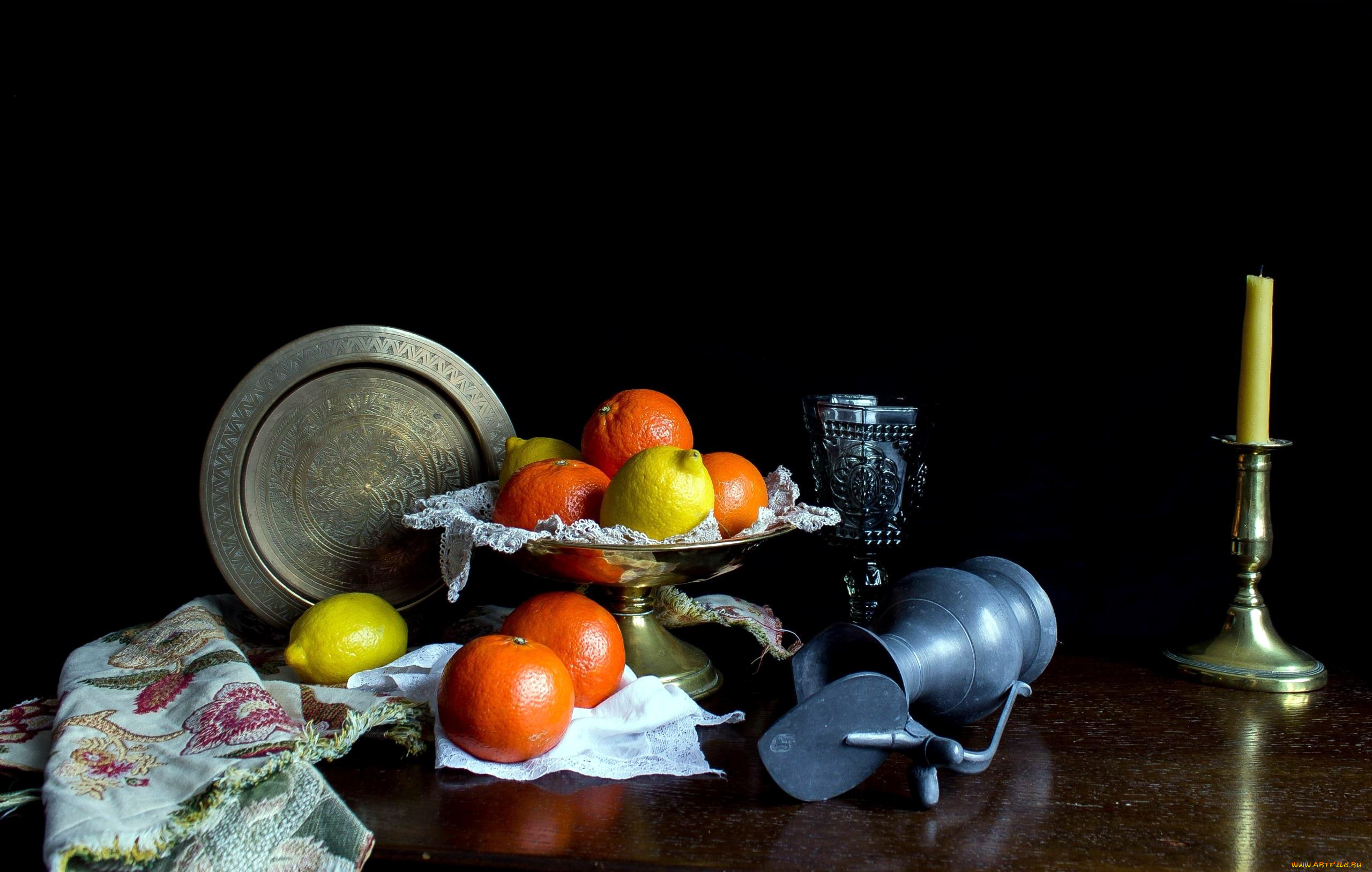 еда, цитрусы, мандарины, лимоны