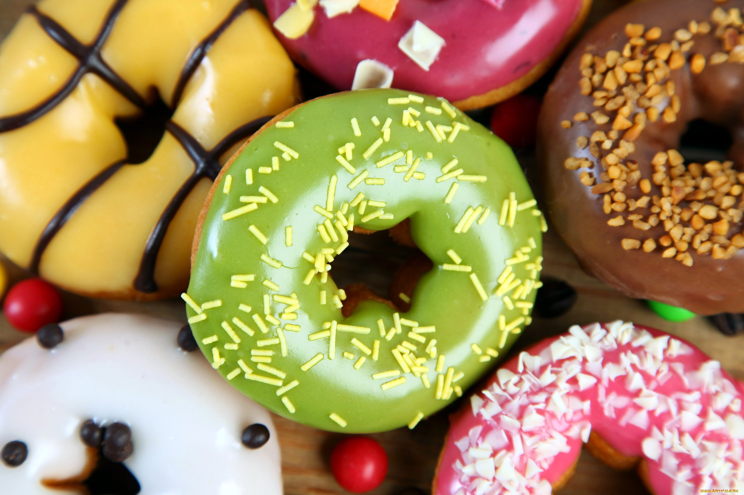 еда, хлеб, , выпечка, пончики