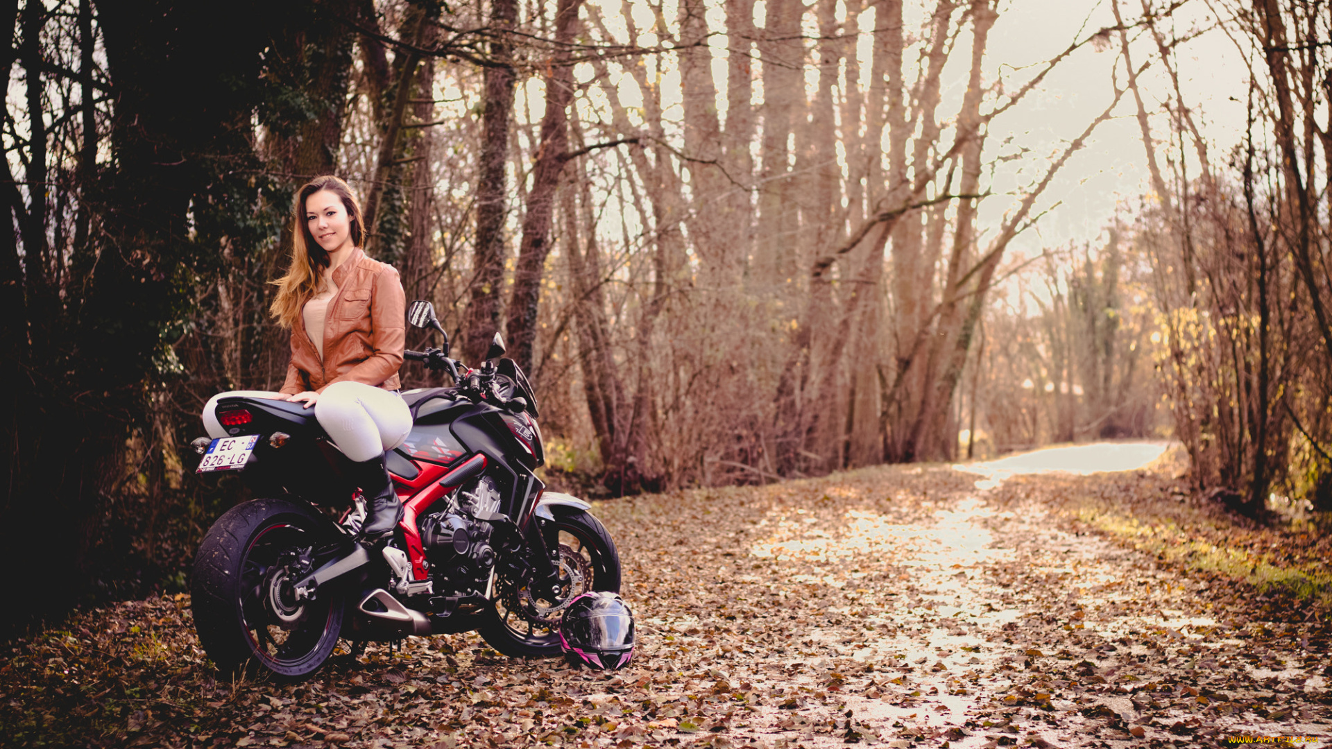 мотоциклы, мото, с, девушкой, девушки