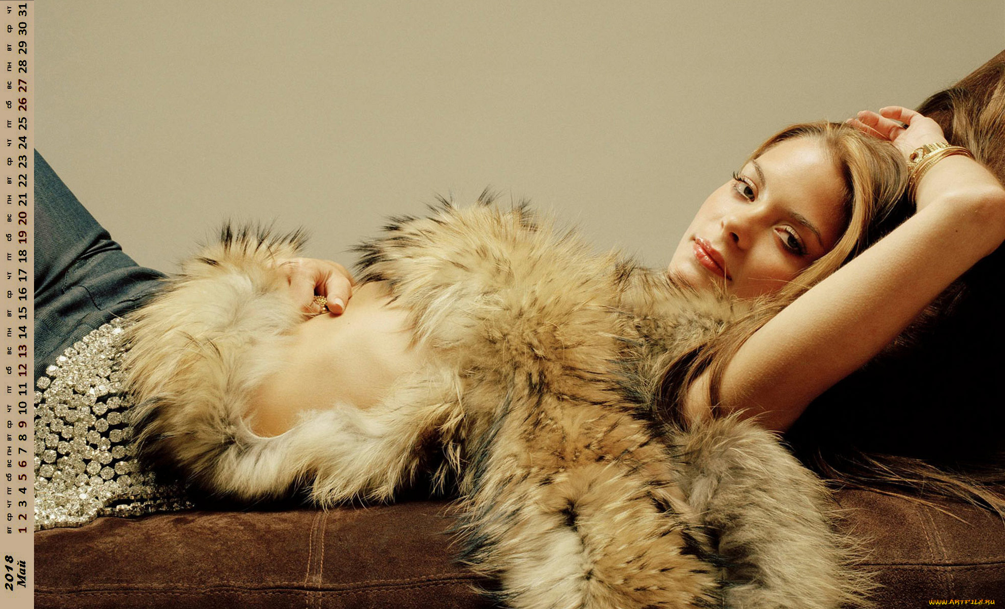 календари, девушки, взгляд