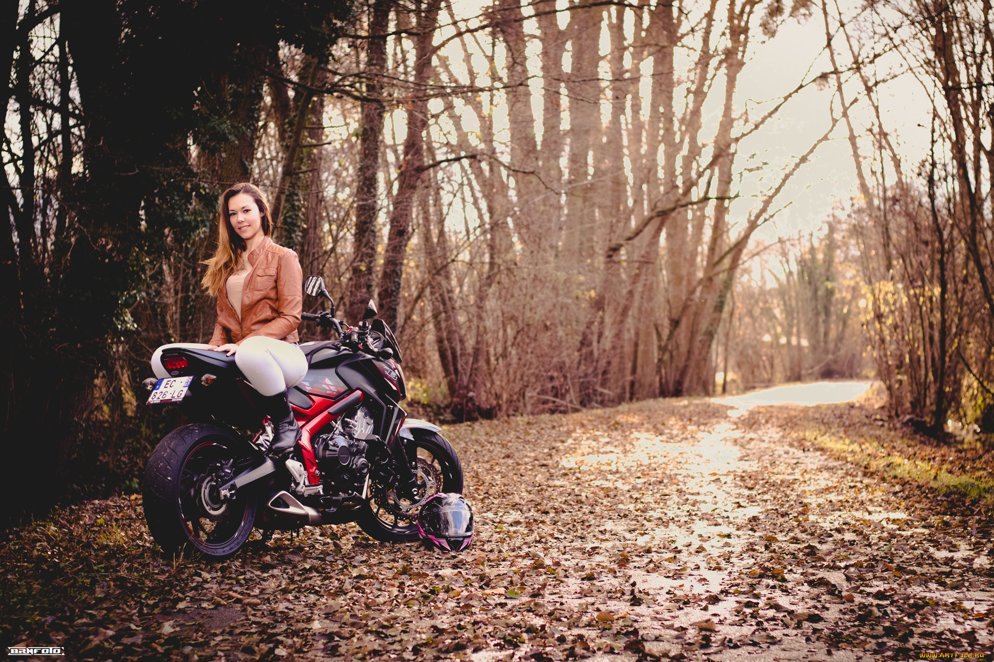 мотоциклы, мото, с, девушкой, девушки