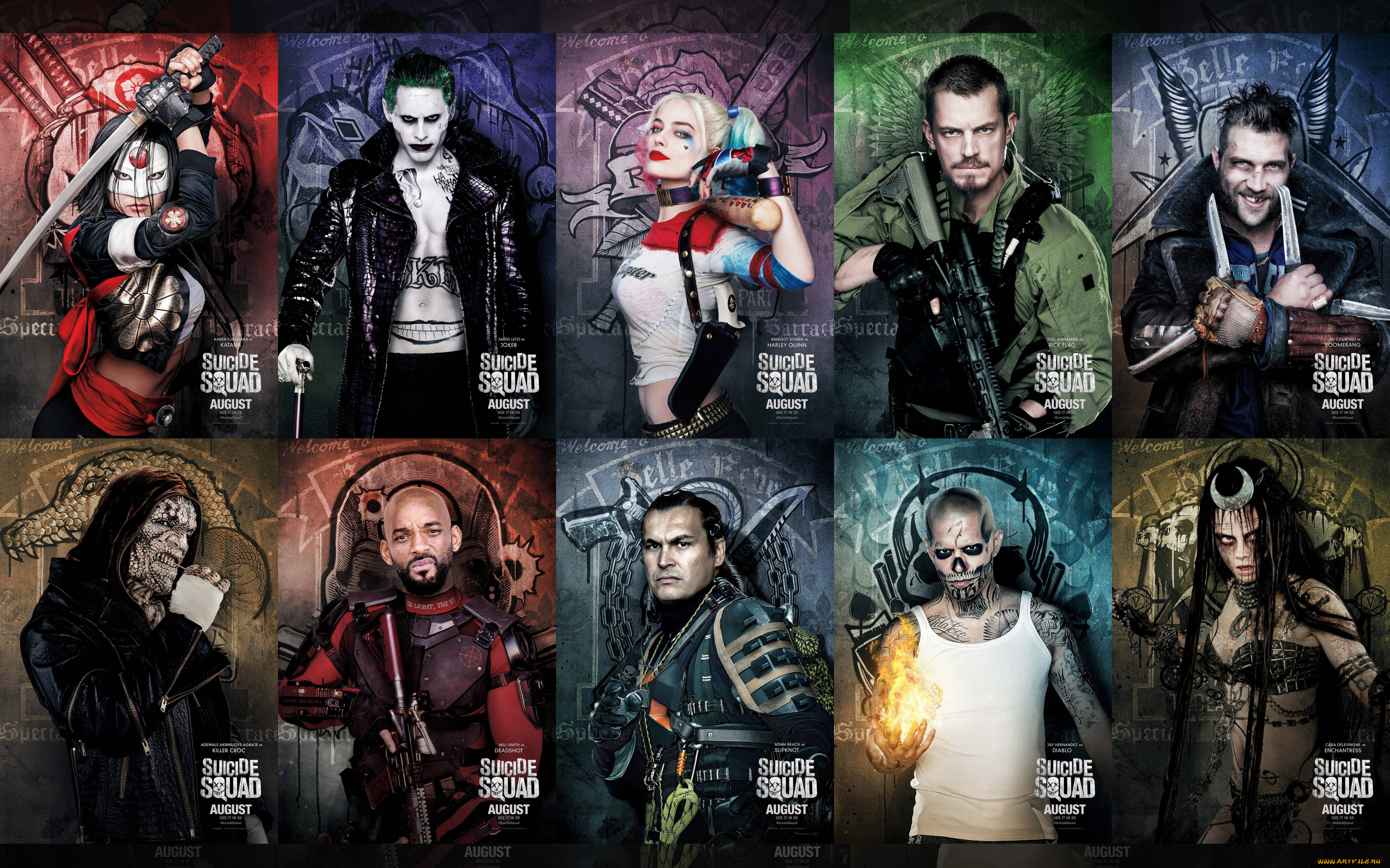 кино, фильмы, suicide, squad, slipknot, will, smith, adam, beach, katana, suicide, squad, harley, quinn, joel, kinnaman, jared, leto, cara, delevingne, joker, karen, fukuhara, deadshot, captain, boomerang, killer, croc, movie, margot, robbie, rick, flag, jai, courtney, отряд, самоубийц