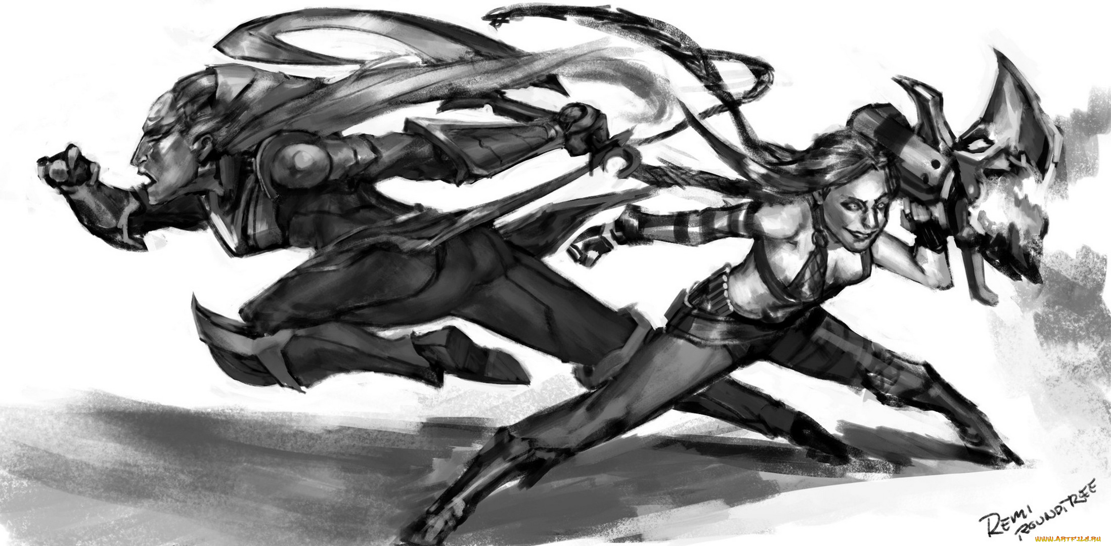 видео, игры, league, of, legends, девушки, графика