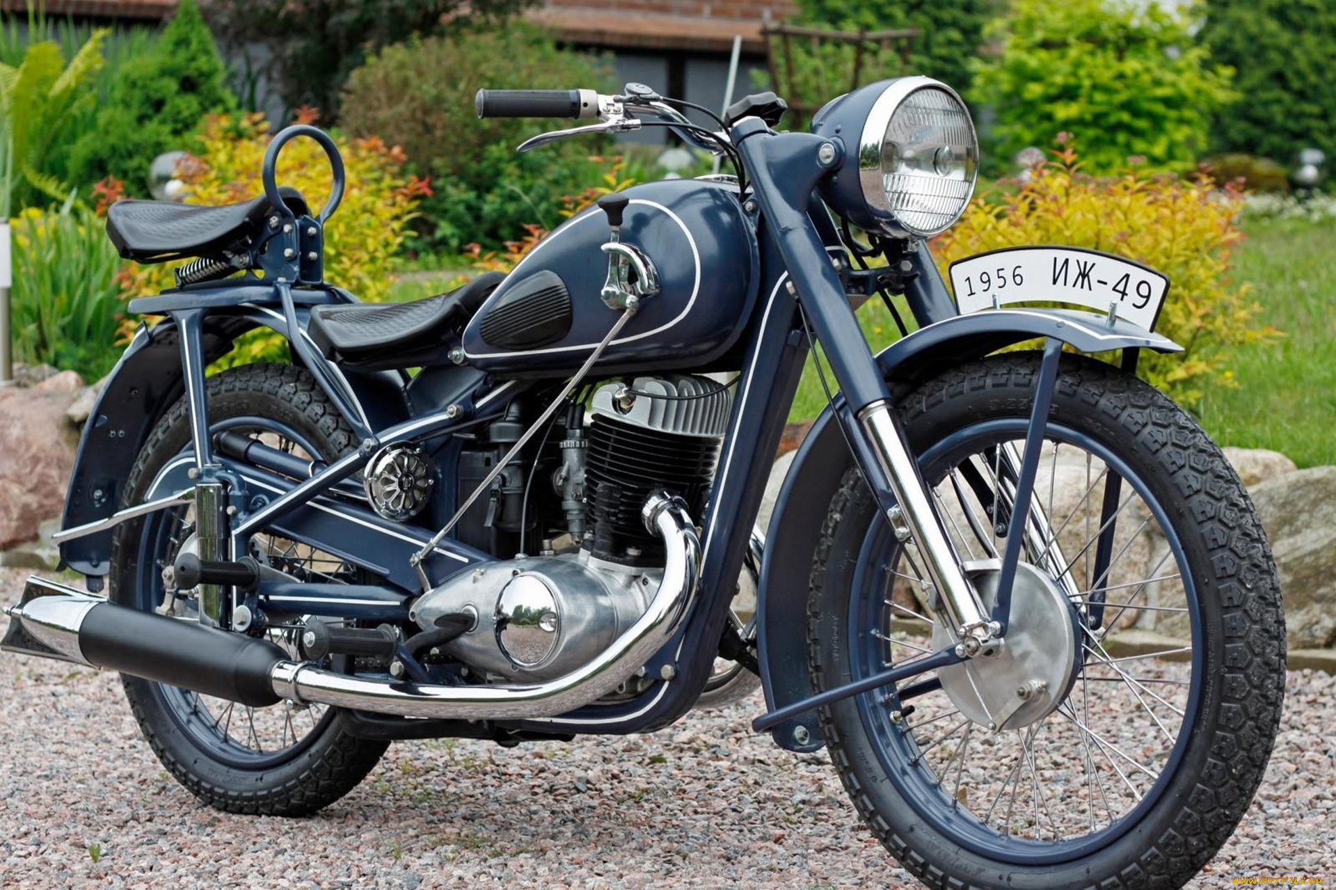 иж-, 49, мотоциклы, русские, мотоциклы, иж-, 49, мотоцикл, ретро