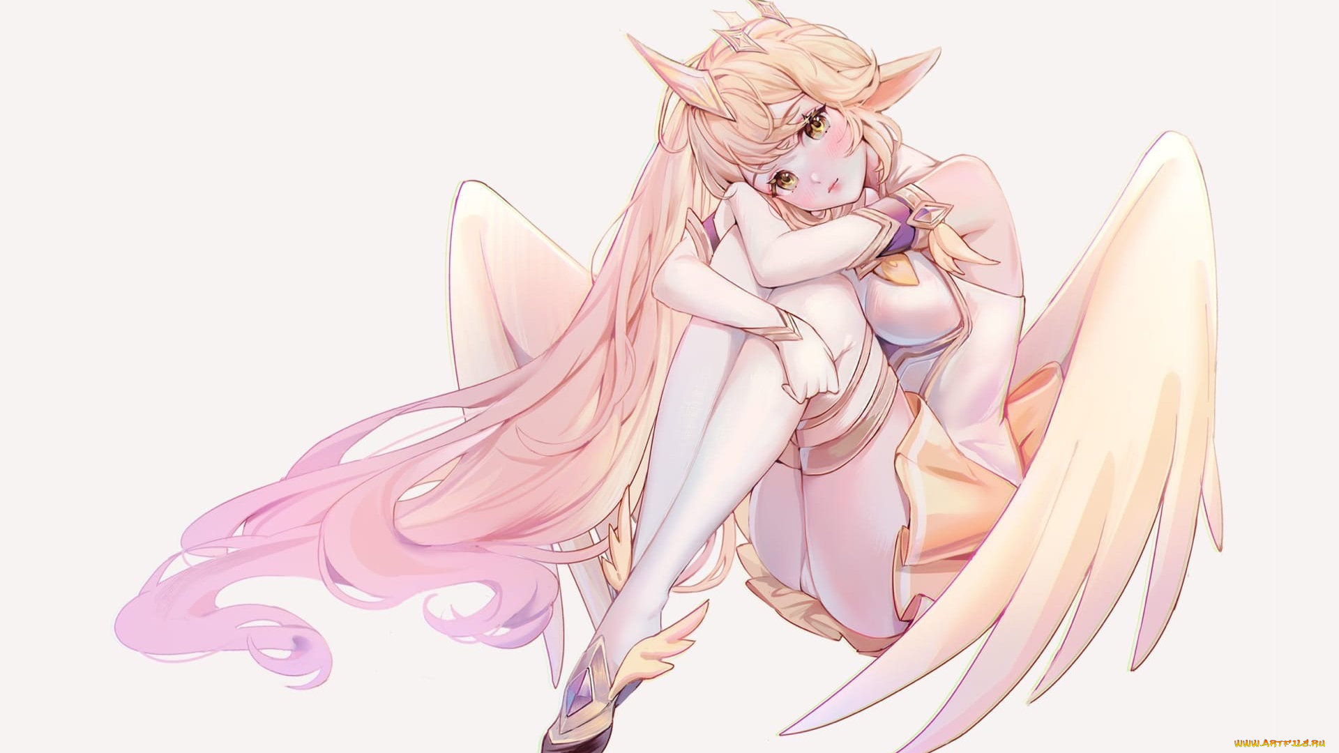 видео, игры, league, of, legends, soraka, крылья