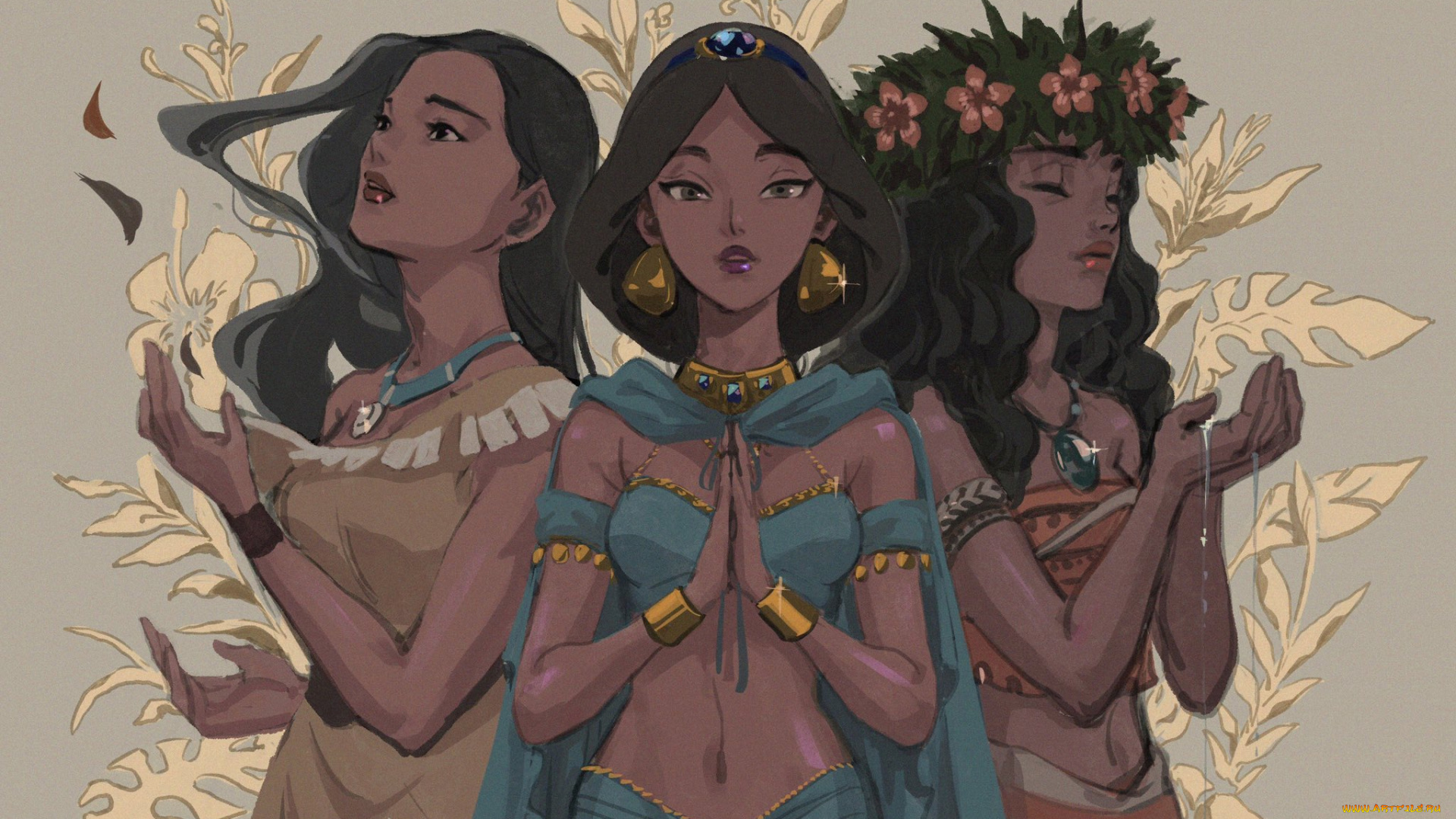 рисованное, кино, , мультфильмы, пакахонтас, жасмин