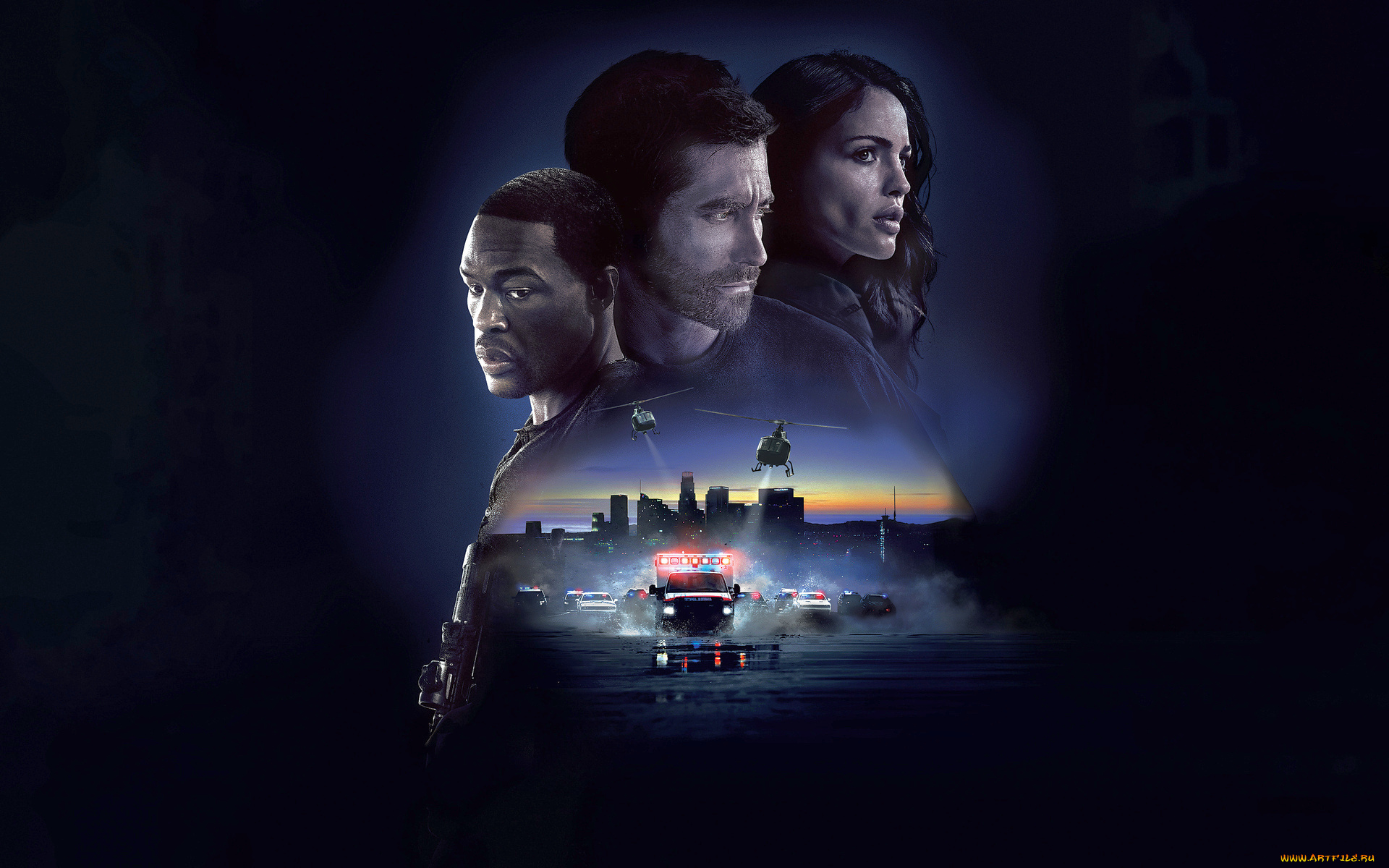 ambulance, ||, 2022, кино, фильмы, -unknown, , другое, скорая, постер, новинки, кино, боевик, триллер, драма, криминал, jake, gyllenhaal, эйса, гонсалес, yahya, abdul, mateen