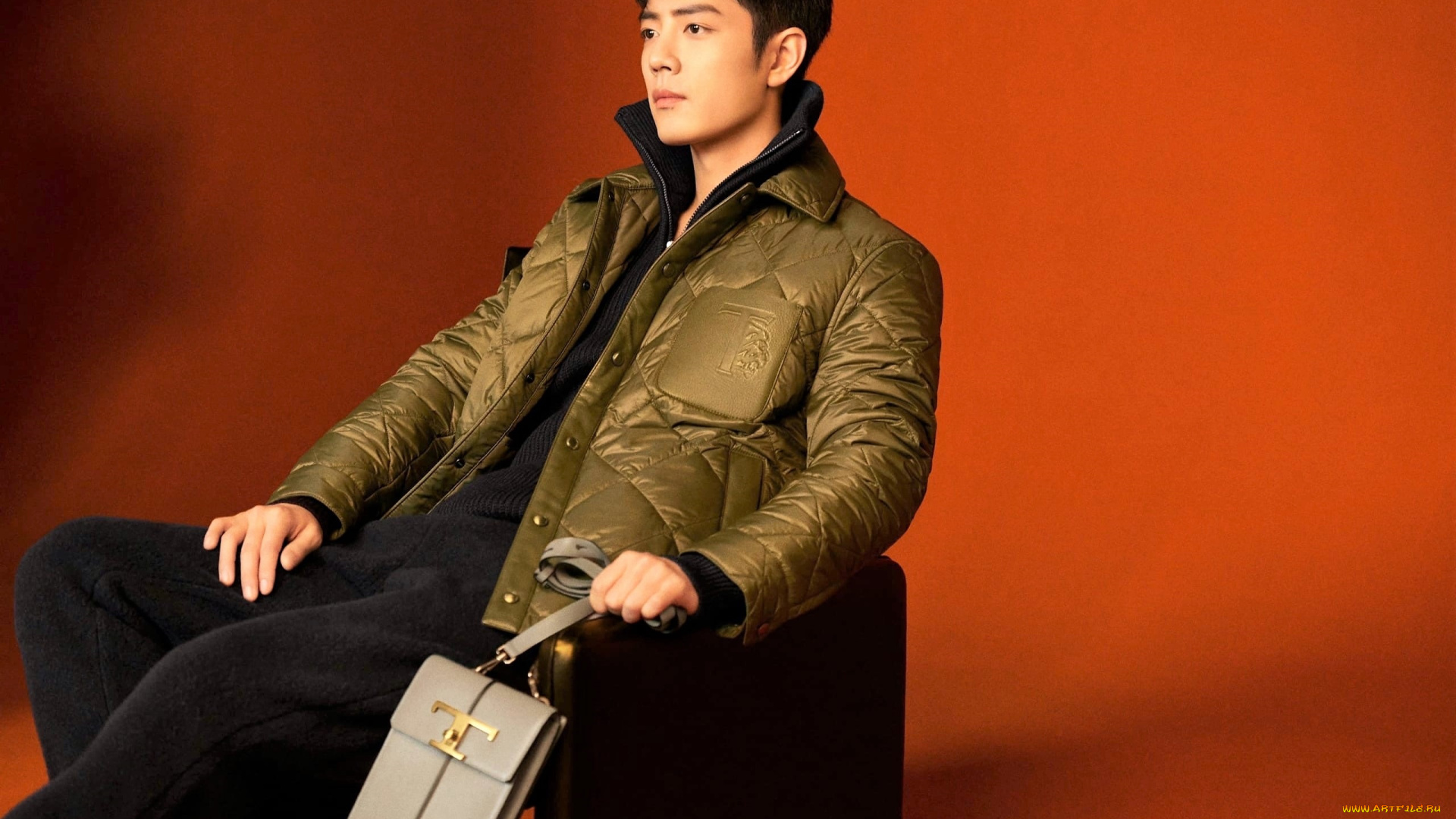 мужчины, wang, yi, bo, актер, танцор, лицо, свитер