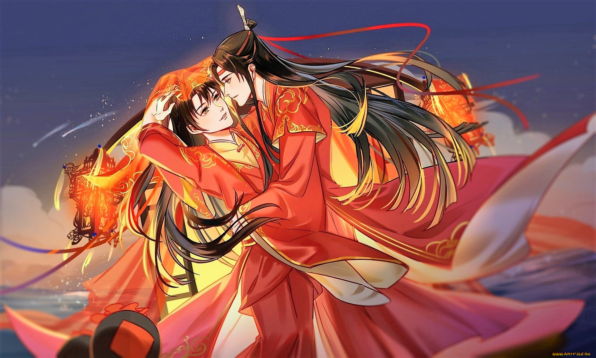 аниме, mo, dao, zu, shi, вэй, усянь, лань, ванцзи