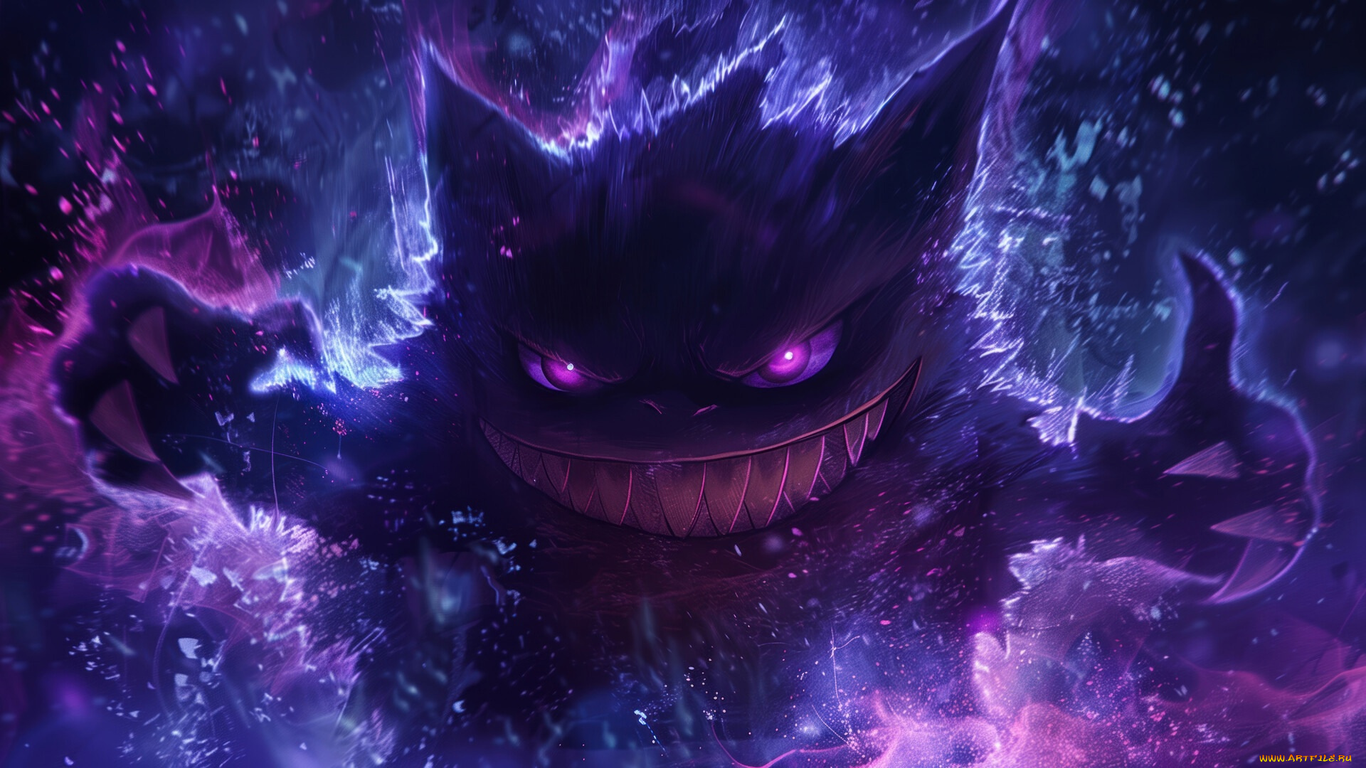видео, игры, pokemon, gengar