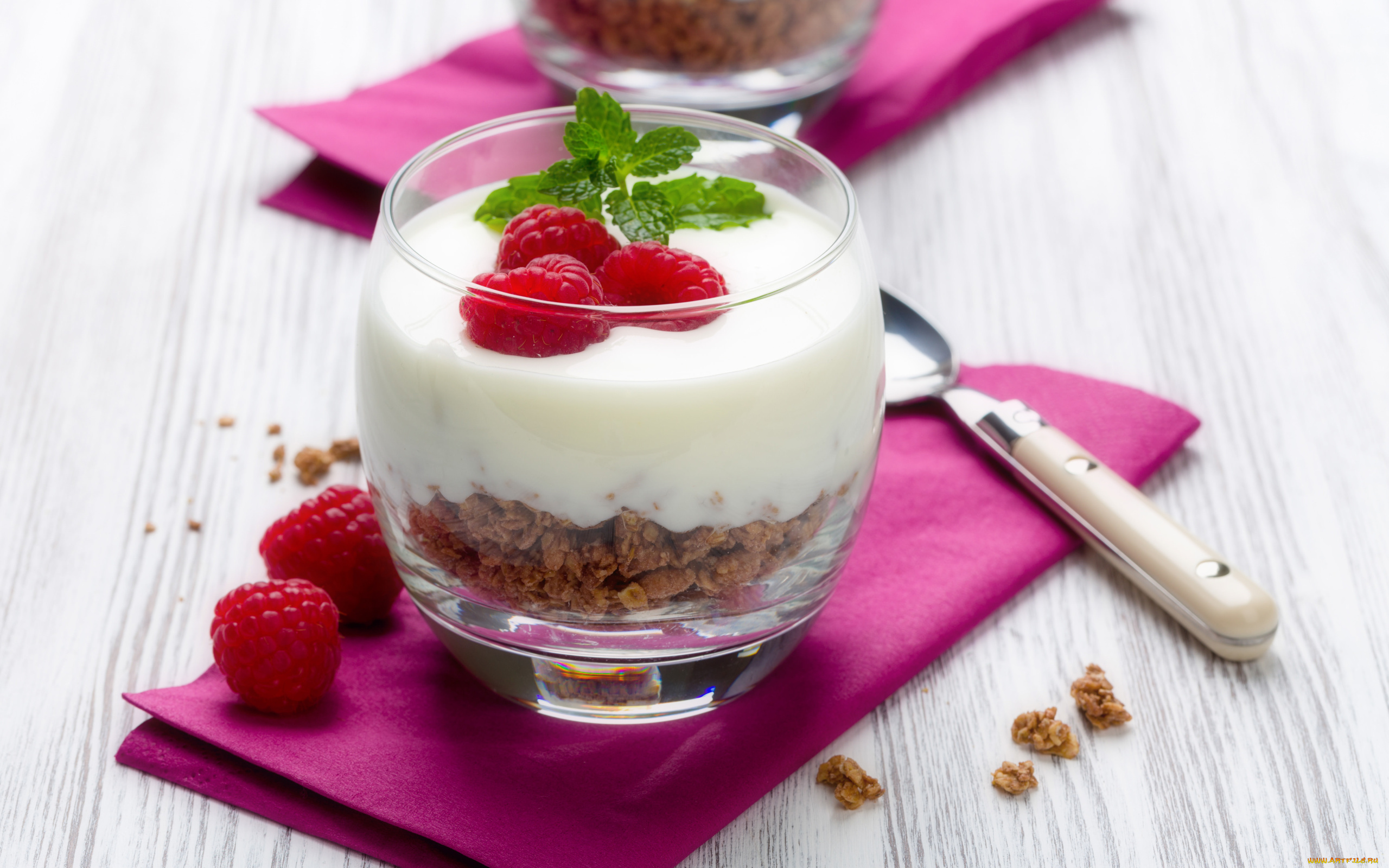 еда, мороженое, , десерты, мята, десерт, ягоды, малина