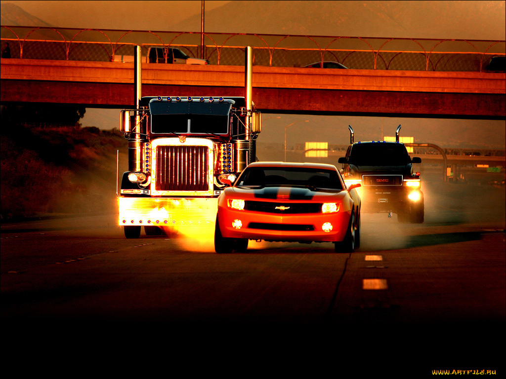 автомобили, разные, вместе